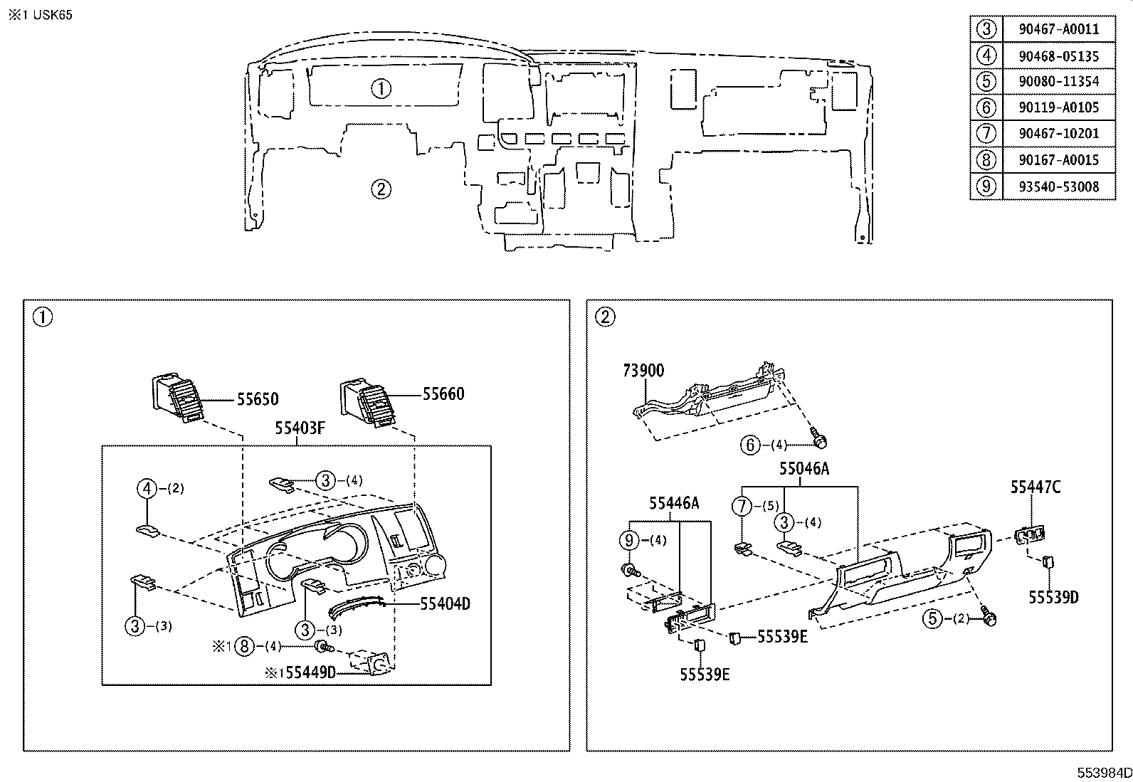 Thumbnail 4 for 55421-0C070