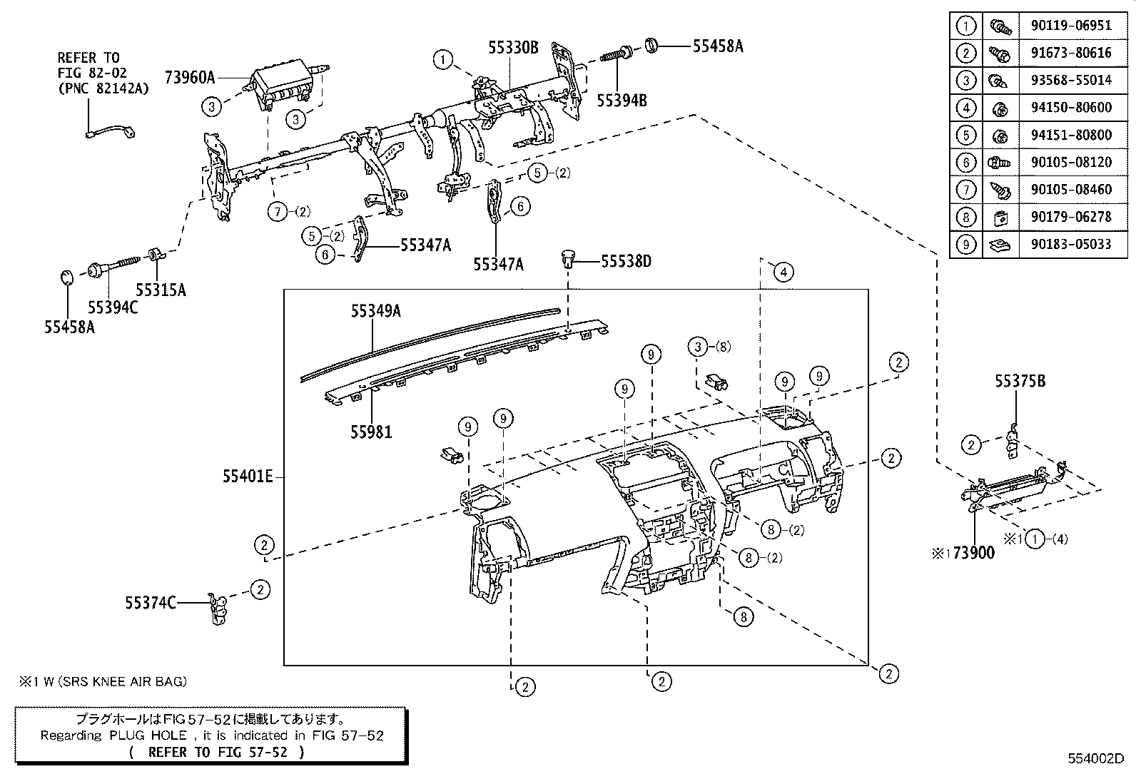 55404-60421 PANEL SUB-ASSY, INSTRUMENT CLUSTER FINISH product image