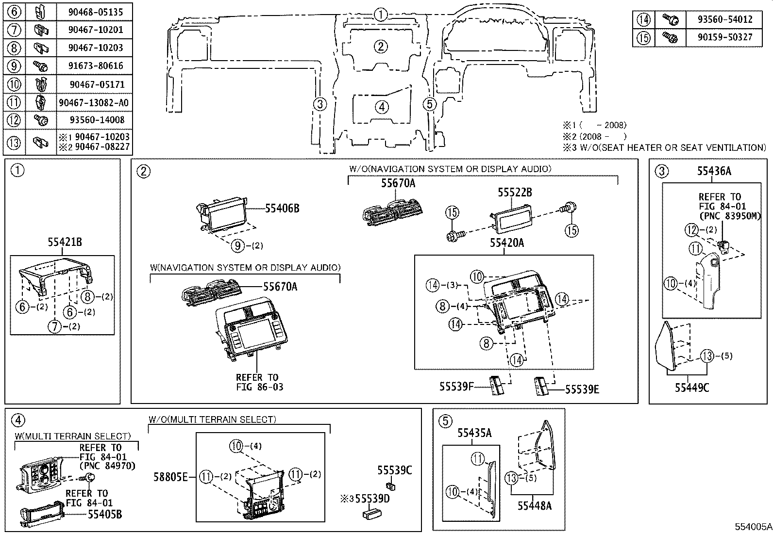 55404-60421 PANEL SUB-ASSY, INSTRUMENT CLUSTER FINISH product image