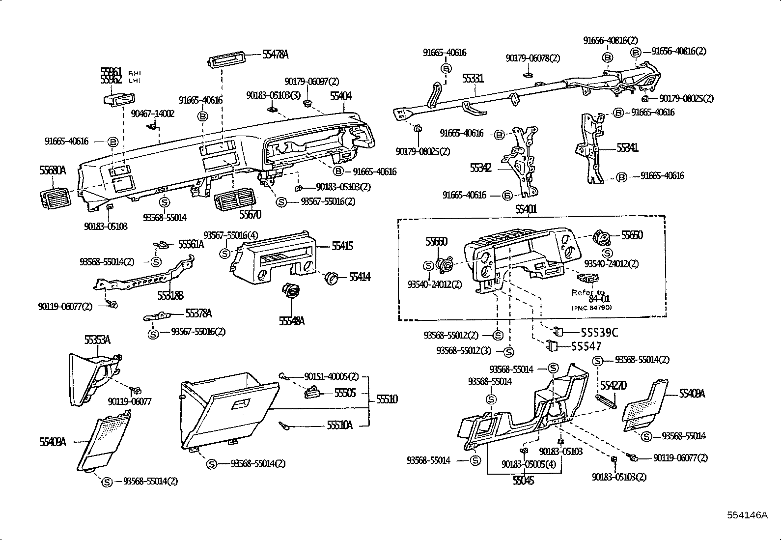 55410-1A021 PANEL SUB-ASSY, INSTRUMENT CLUSTER FINISH product image