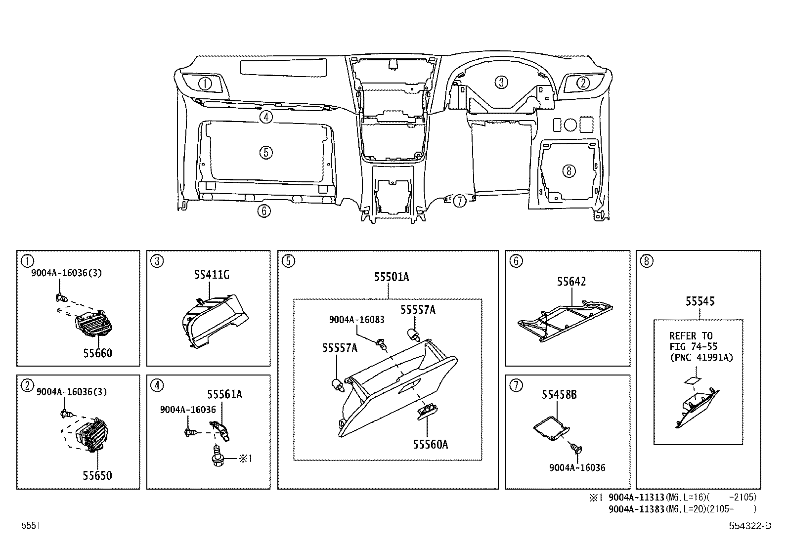 Thumbnail 6 for 55458-BZ020-C0