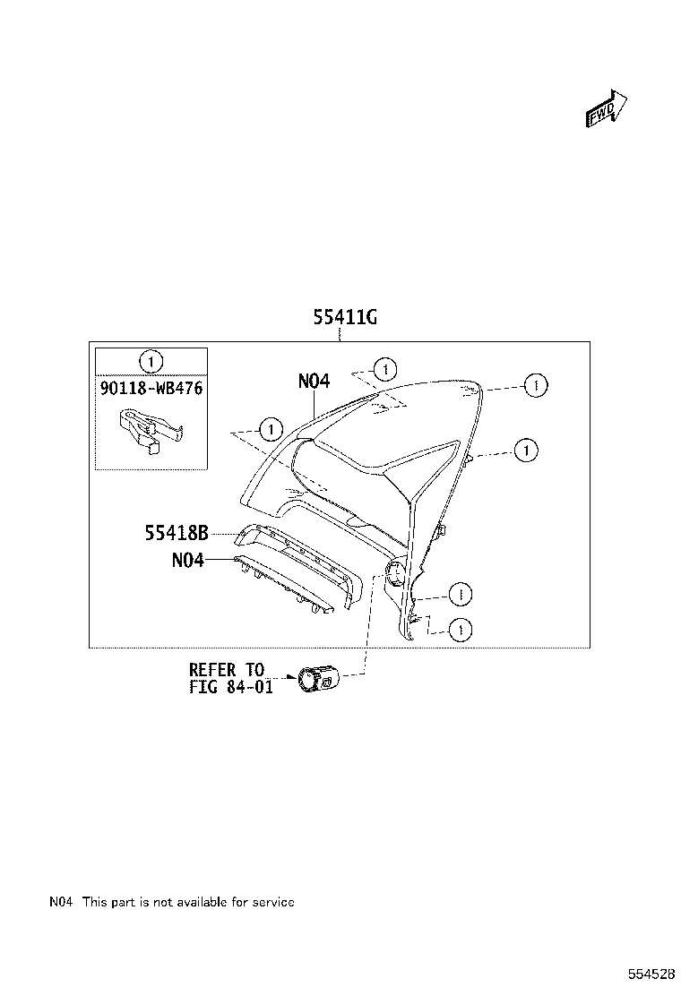 55330-WB005 REINFORCEMENT ASSY, INSTRUMENT PANEL product image