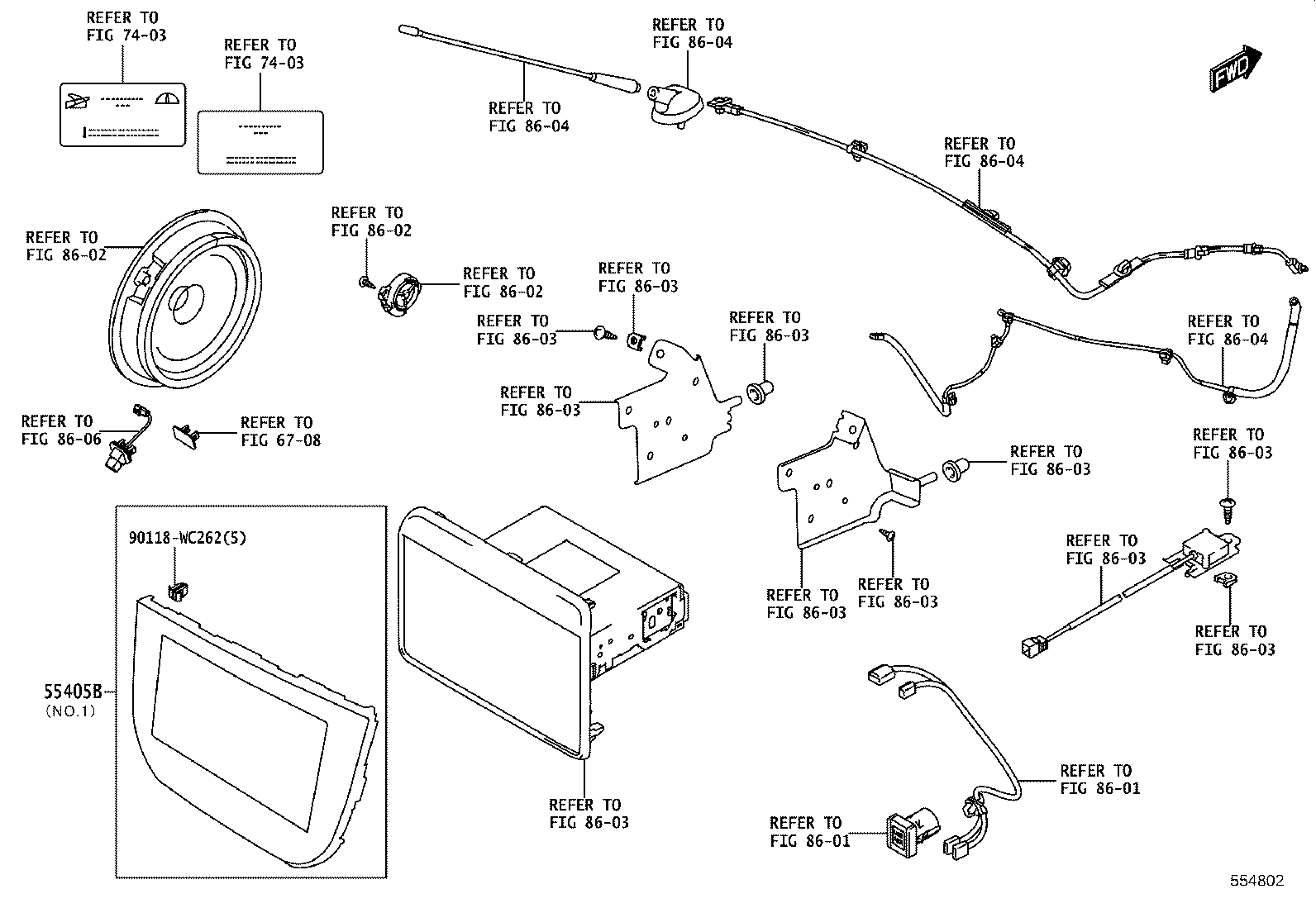 55405-WC002 PANEL SUB-ASSY, INSTRUMENT CLUSTER FINISH, CENTER product image