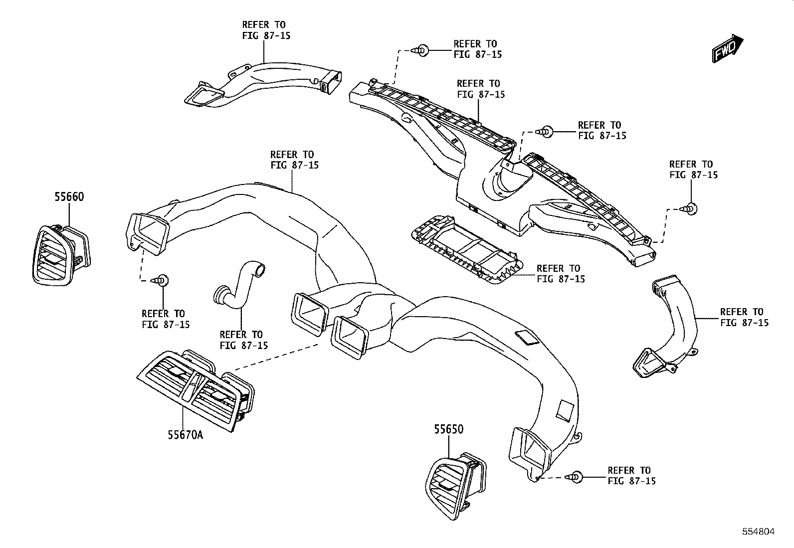 55405-WC002 PANEL SUB-ASSY, INSTRUMENT CLUSTER FINISH, CENTER product image