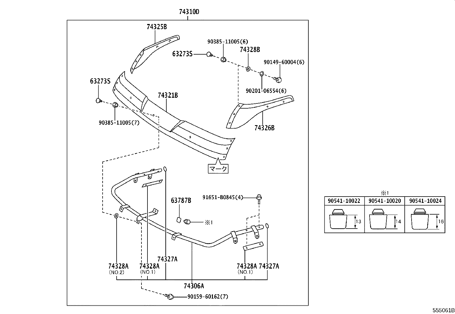 56101-37060 GLASS, WINDSHIELD product image