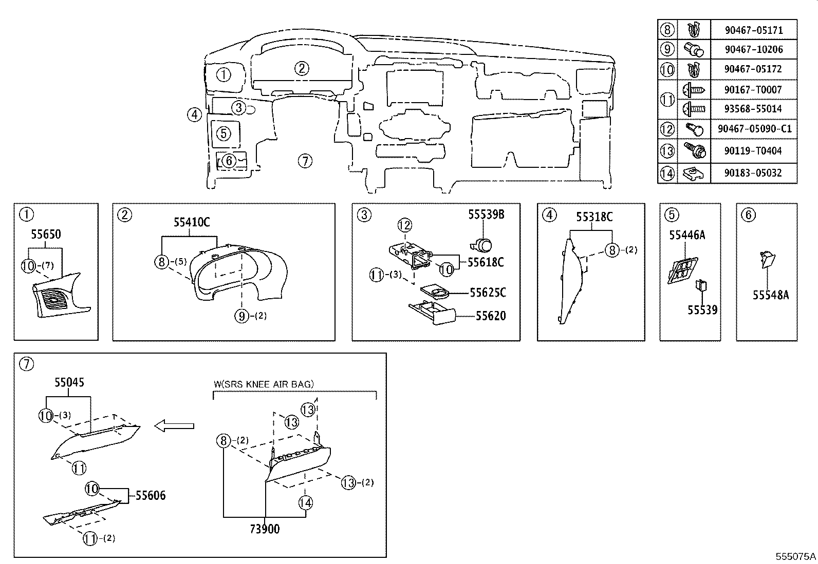 55330-KK480 REINFORCEMENT ASSY, INSTRUMENT PANEL product image