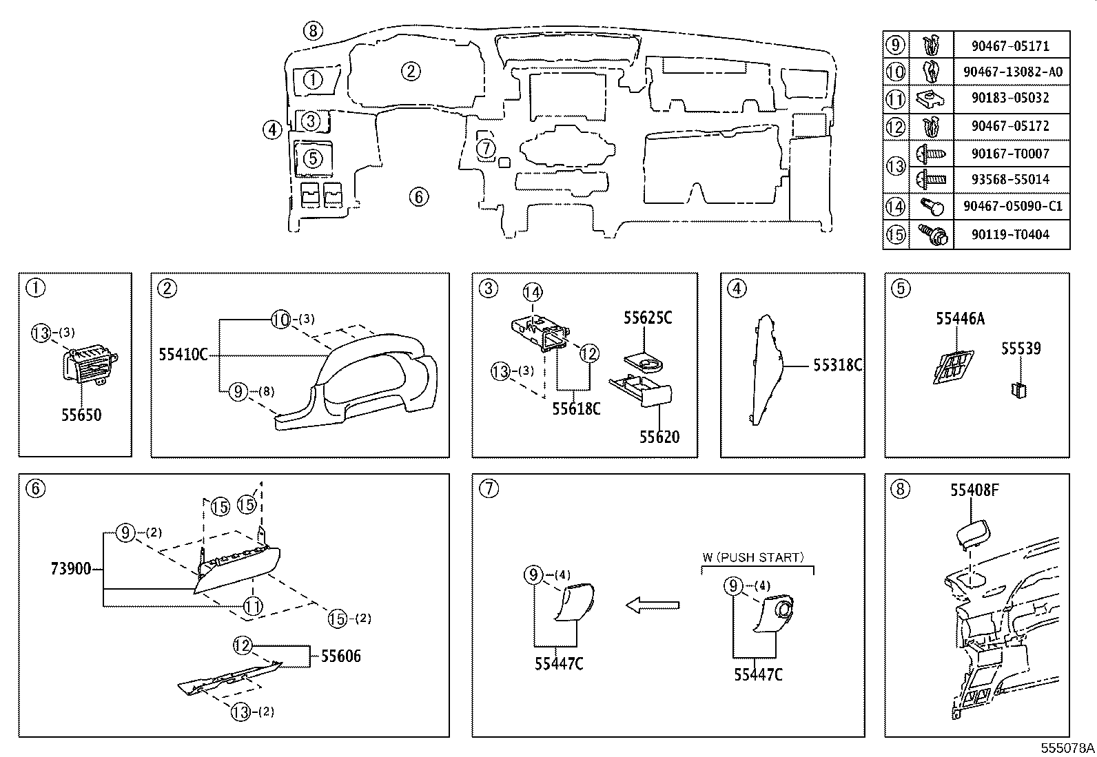 55330-KK550 REINFORCEMENT ASSY, INSTRUMENT PANEL product image