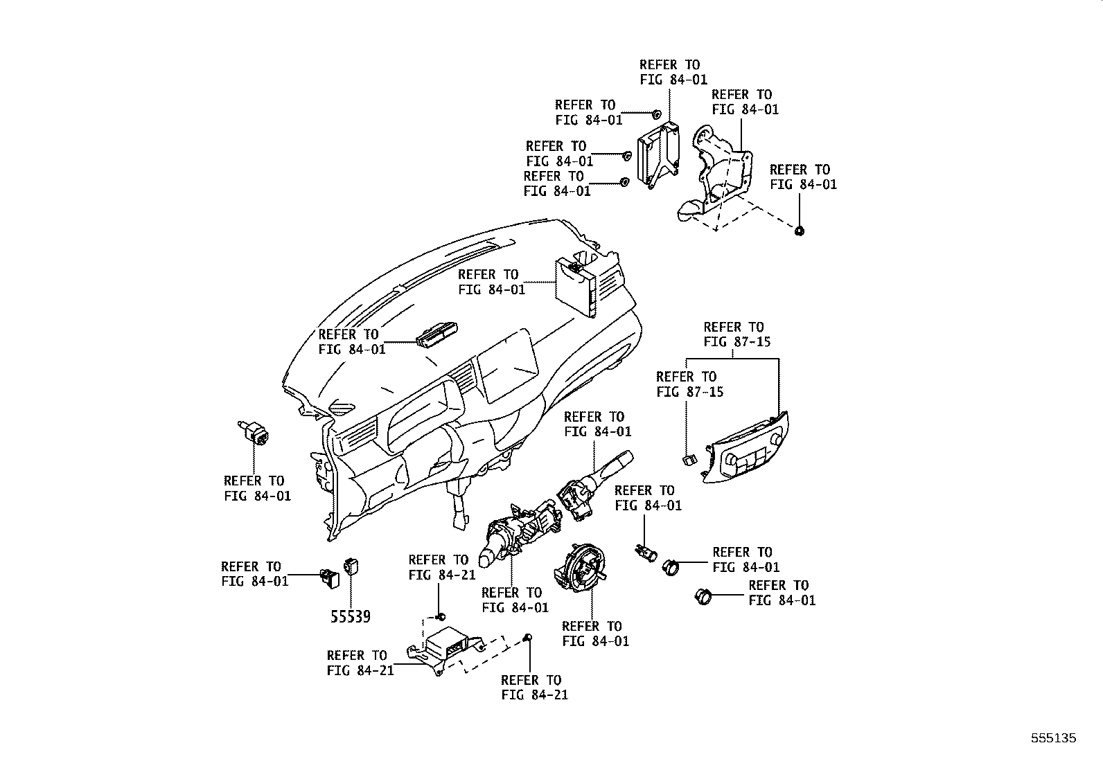 55045-WC014 PANEL SUB-ASSY, INSTRUMENT PANEL FINISH, LOWER product image