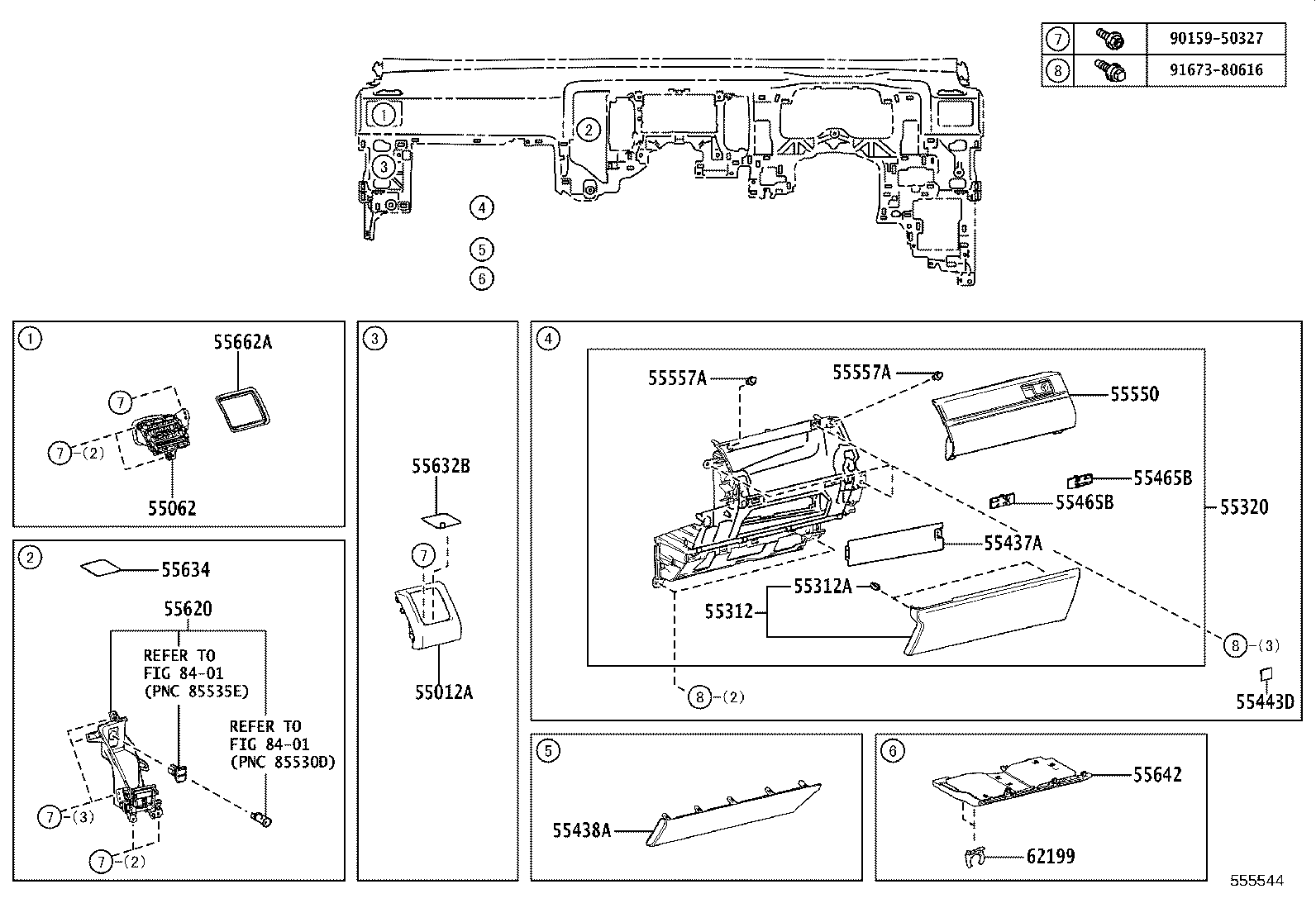 55620-26120 HOLDER ASSY, INSTRUMENT PANEL CUP product image