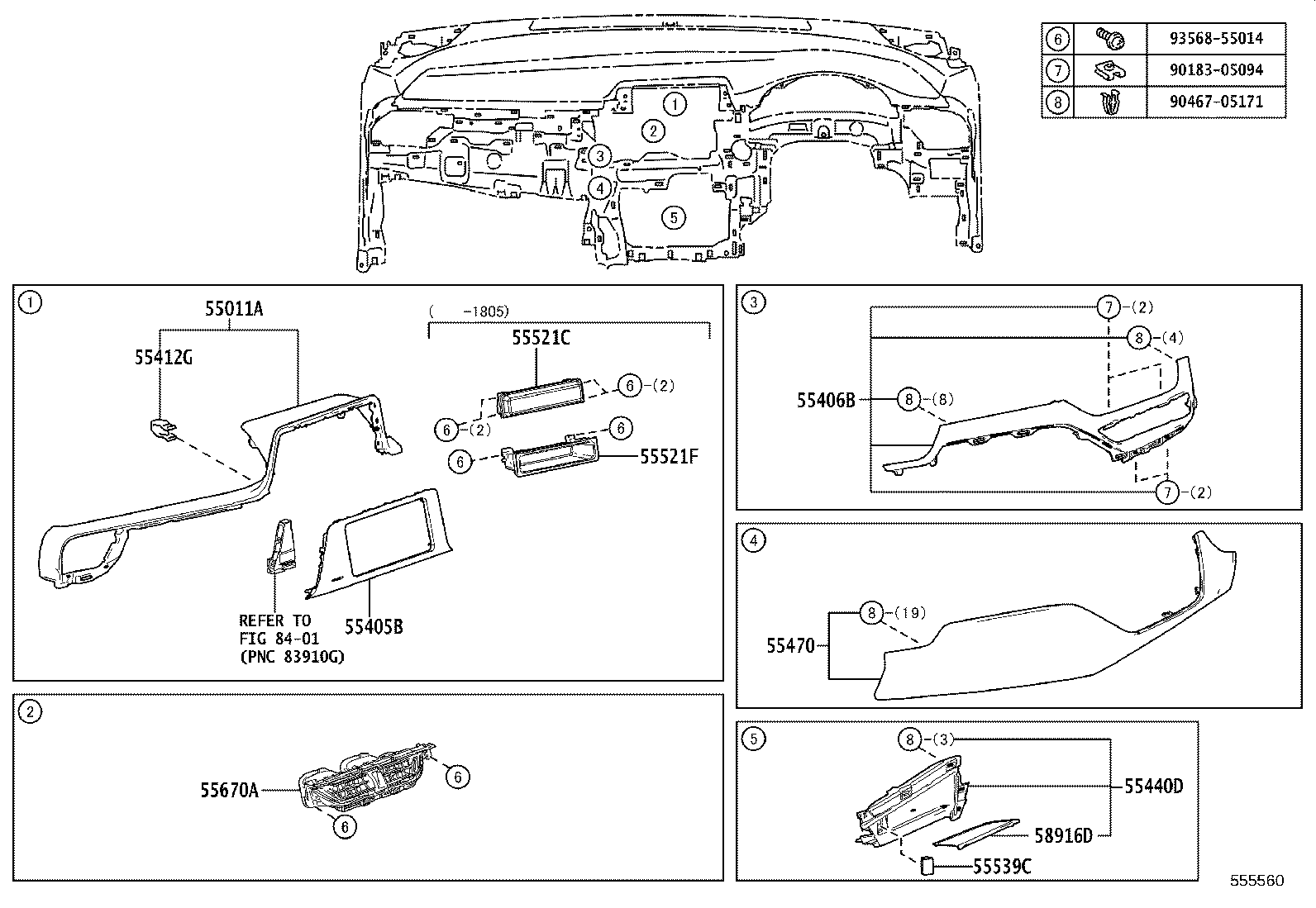 55330-10190 REINFORCEMENT ASSY, INSTRUMENT PANEL product image