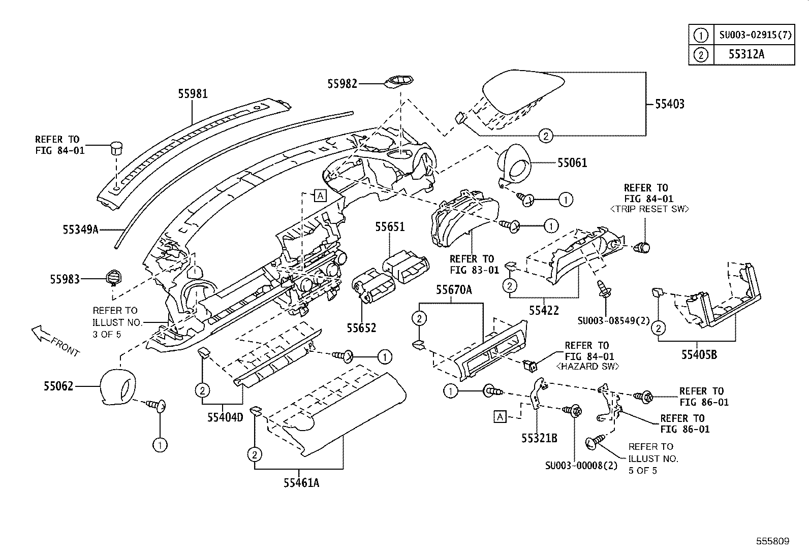 SU003-10106 REINFORCEMENT ASSY, INSTRUMENT PANEL product image