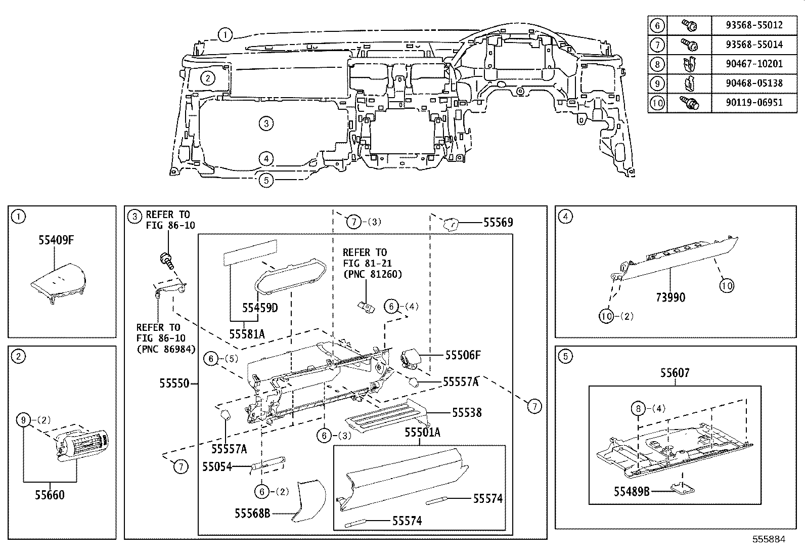 55403-24070-C4 HOOD SUB-ASSY, METER product image