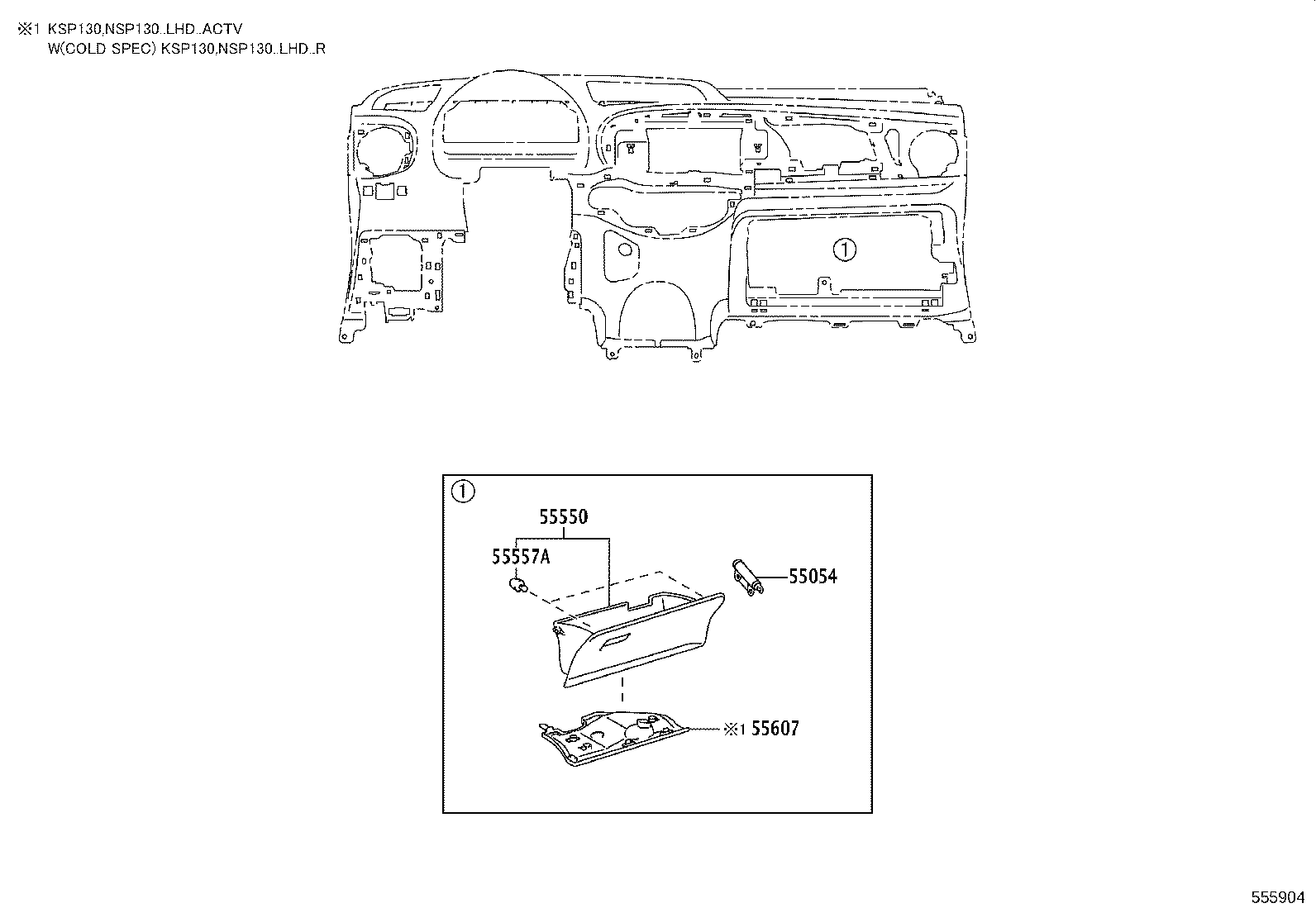 86451-52010 PANEL SUB-ASSY, INSTRUMENT CLUSTER FINISH, CENTER product image