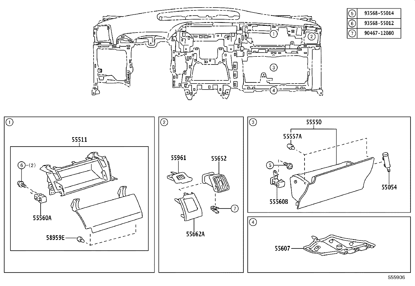 55300-47060-C0 PANEL SUB-ASSY, INSTRUMENT product image