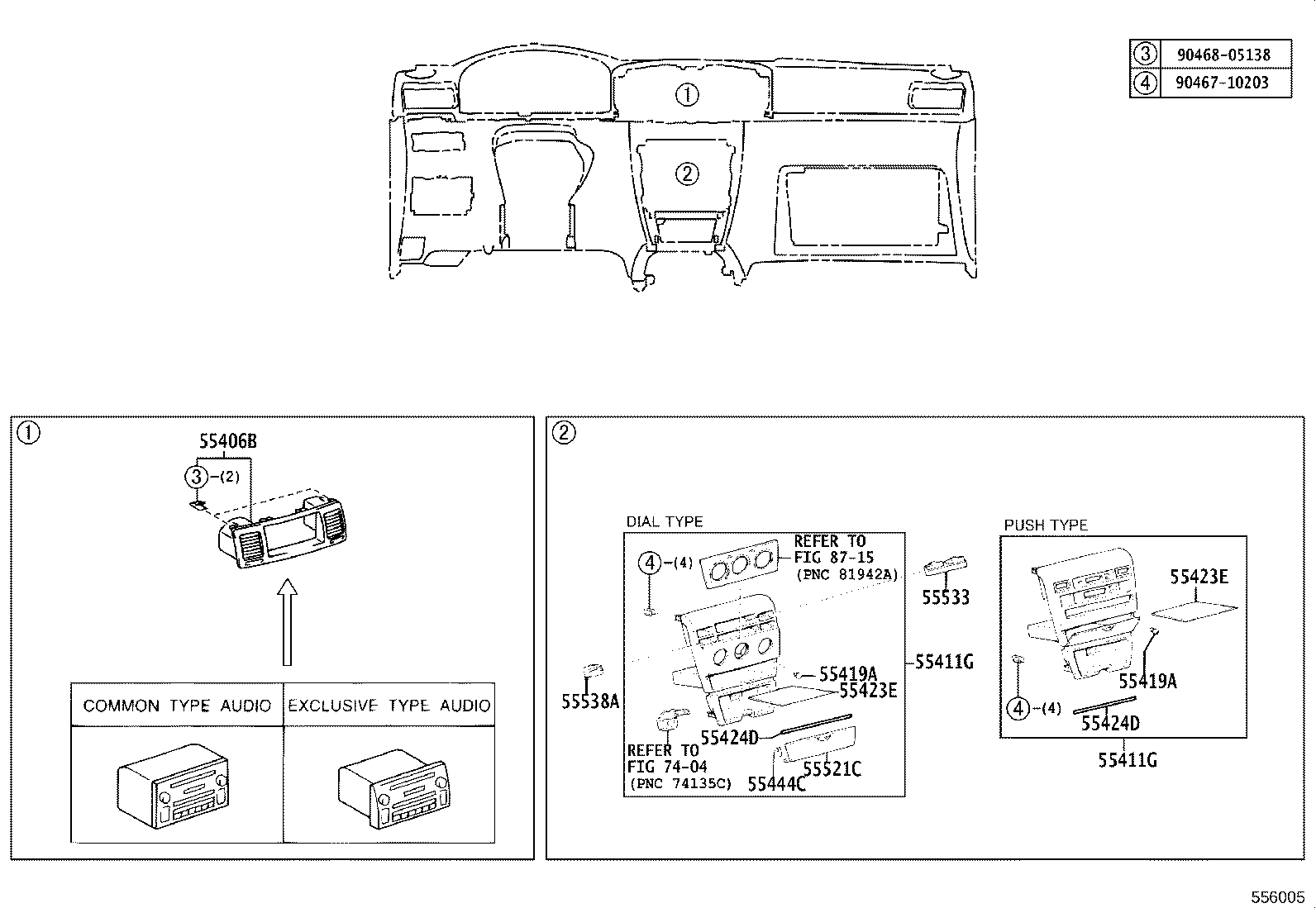 55306-02150 BRACE SUB-ASSY, INSTRUMENT PANEL TO COWL product image