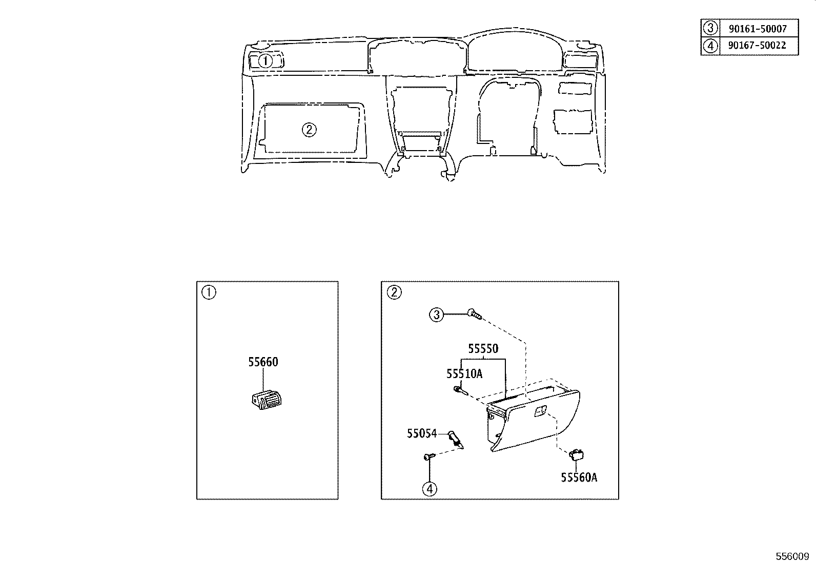 55306-02150 BRACE SUB-ASSY, INSTRUMENT PANEL TO COWL product image