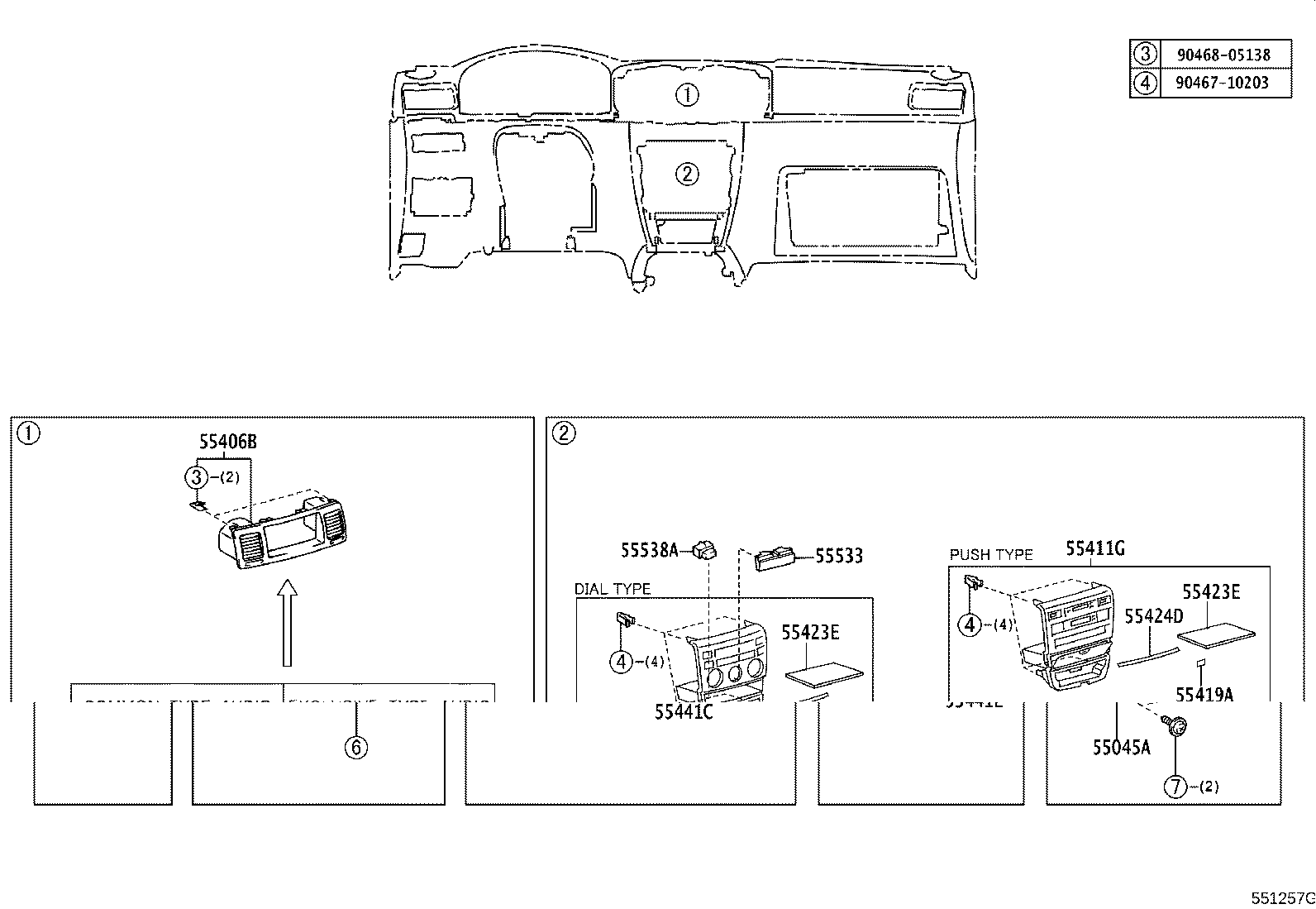55306-02150 BRACE SUB-ASSY, INSTRUMENT PANEL TO COWL product image