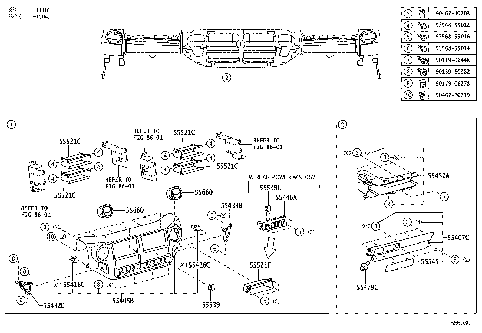 55330-37201 REINFORCEMENT, INSTRUMENT PANEL product image