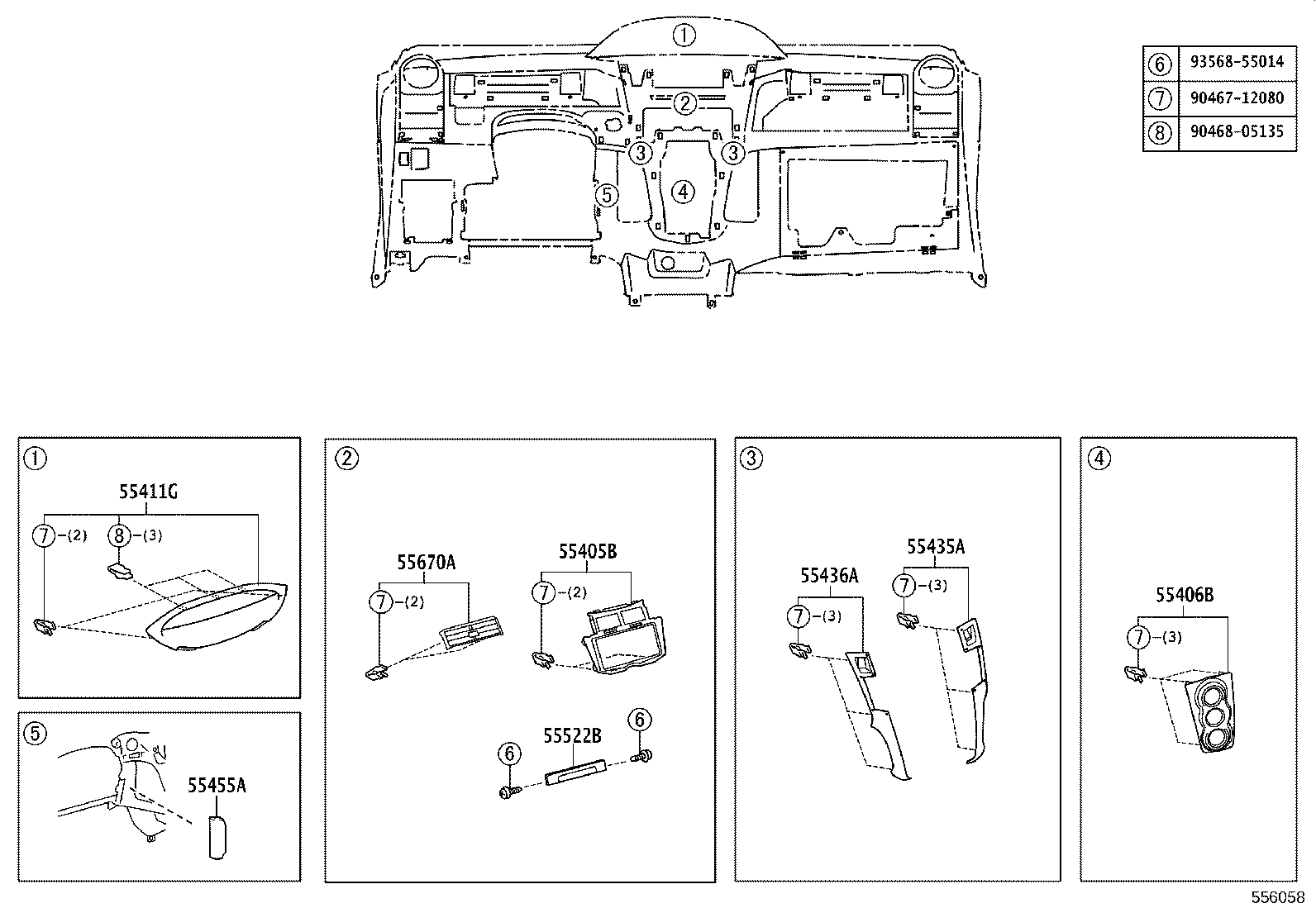 82140-52010 WIRE ASSY, INSTRUMENT PANEL product image