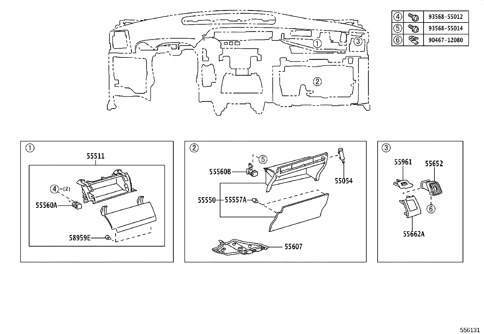55404-47100 PANEL SUB-ASSY, INSTRUMENT CLUSTER FINISH product image
