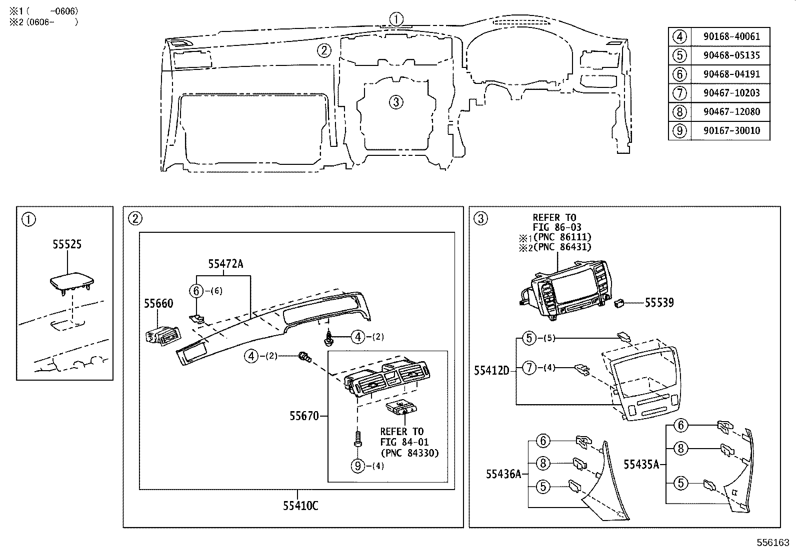 55330-30320 REINFORCEMENT ASSY, INSTRUMENT PANEL product image