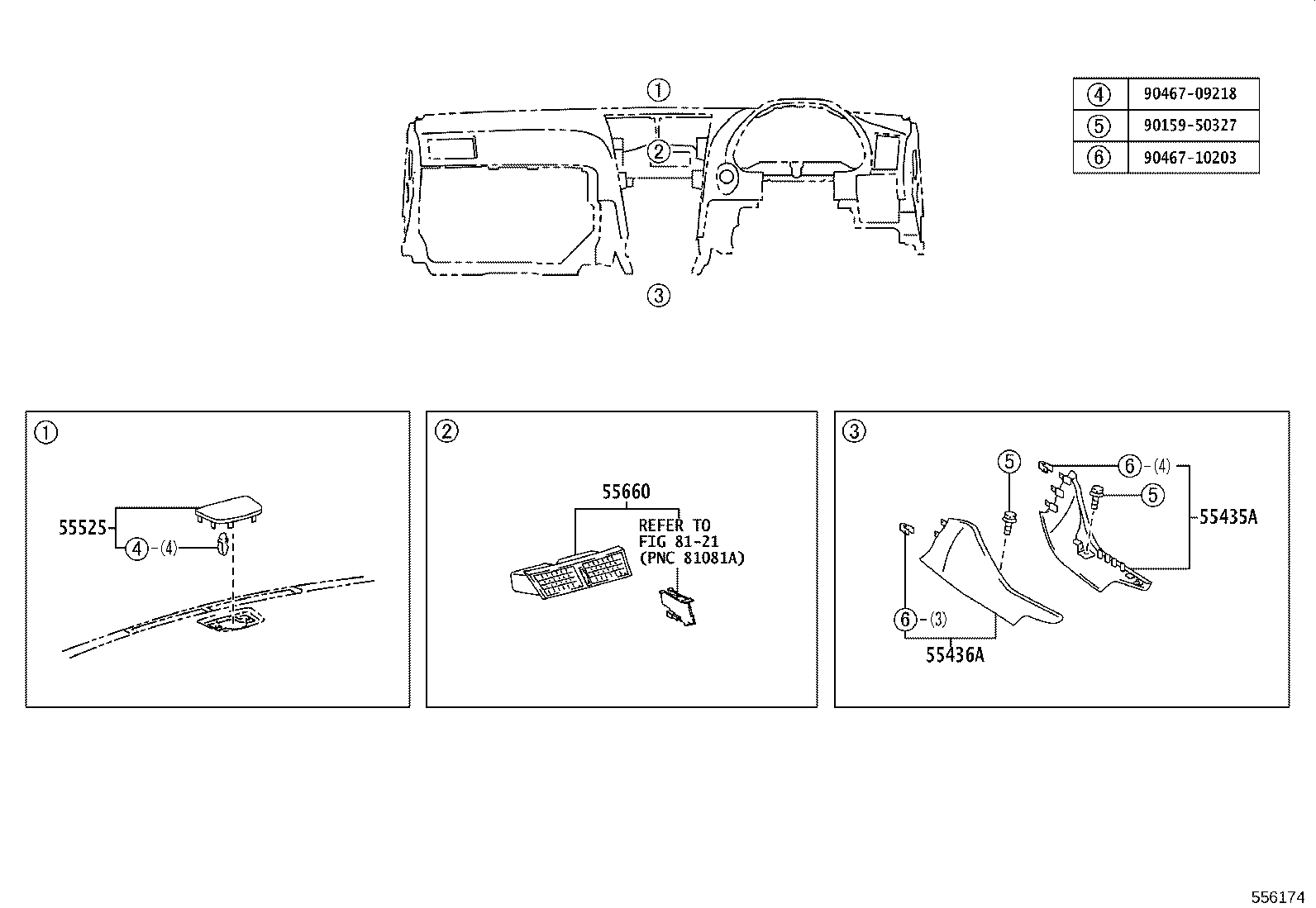 55330-30360 REINFORCEMENT ASSY, INSTRUMENT PANEL product image