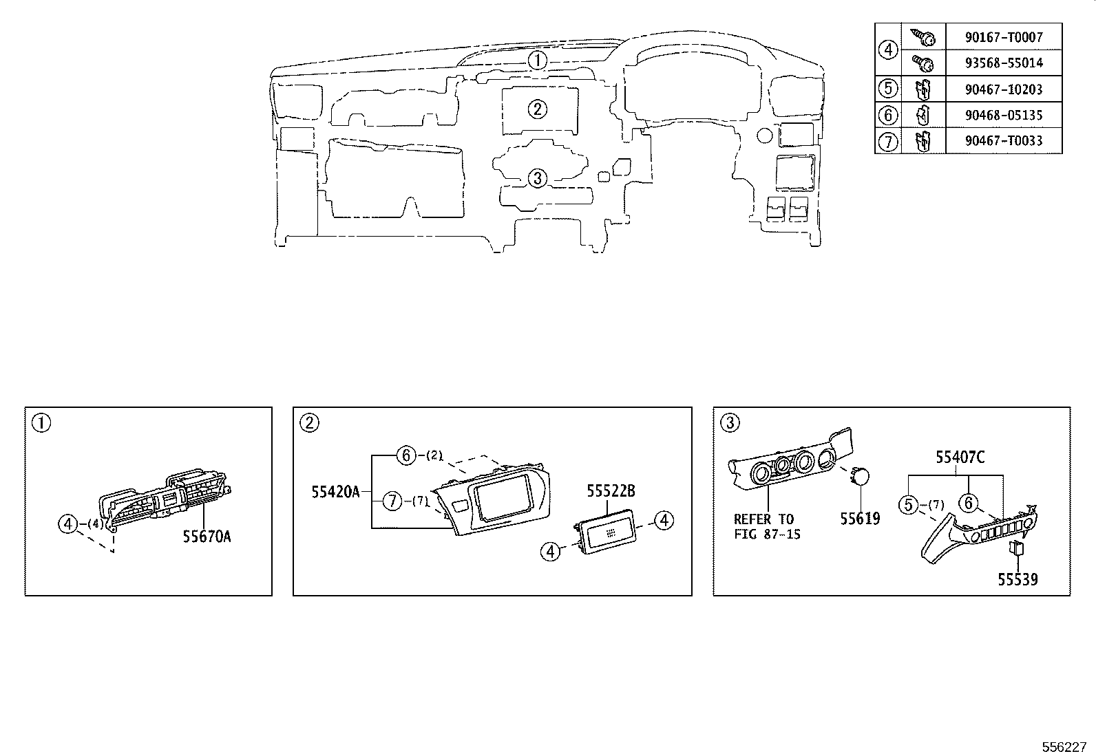 55041-YP040 DOOR SUB-ASSY, INSTRUMENT PANEL BOX, NO.1 product image