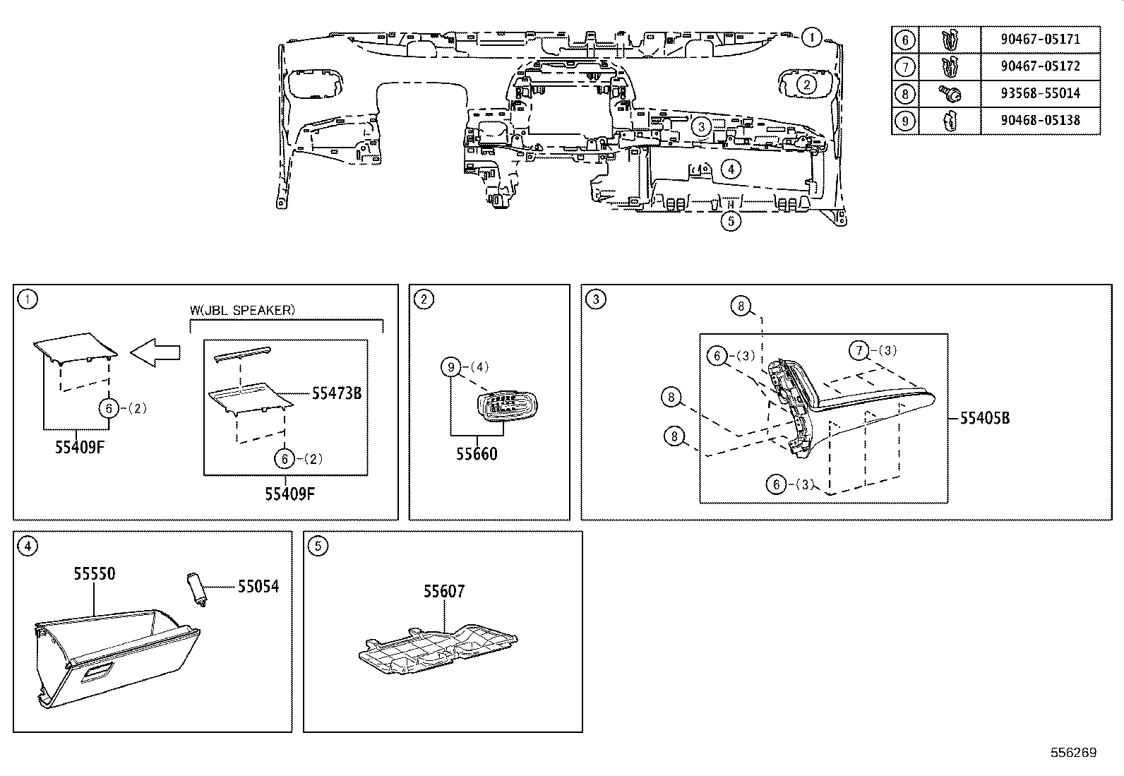 55404-47110 PANEL SUB-ASSY, INSTRUMENT CLUSTER FINISH product image
