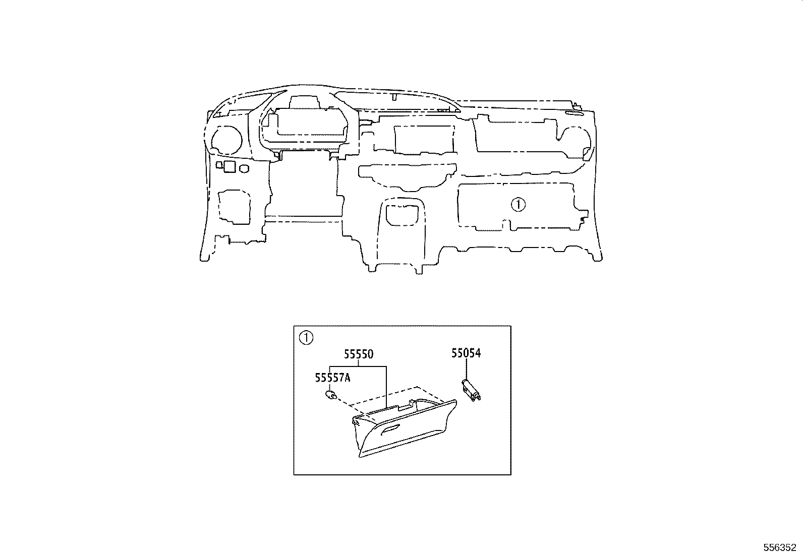 86451-0D080-C0 PANEL SUB-ASSY, INSTRUMENT CLUSTER FINISH, CENTER product image