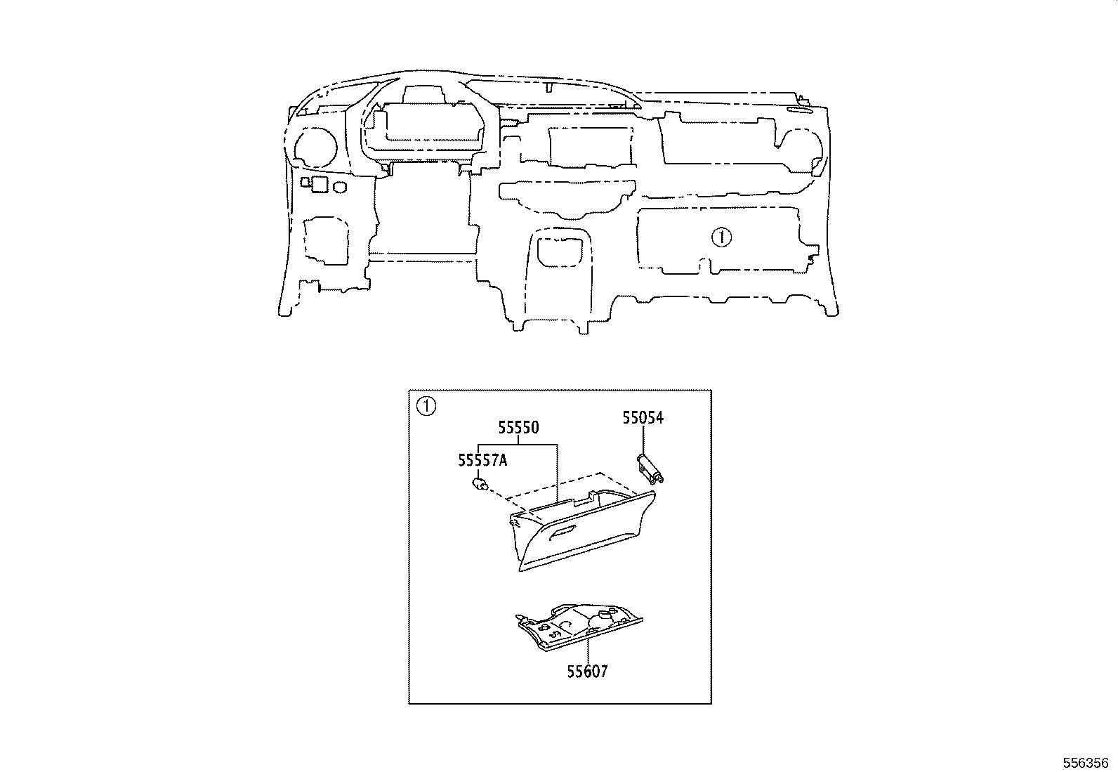 67773-07020 CLIP(FOR PANEL, INSTRUMENT CLUSTER FINISH) product image