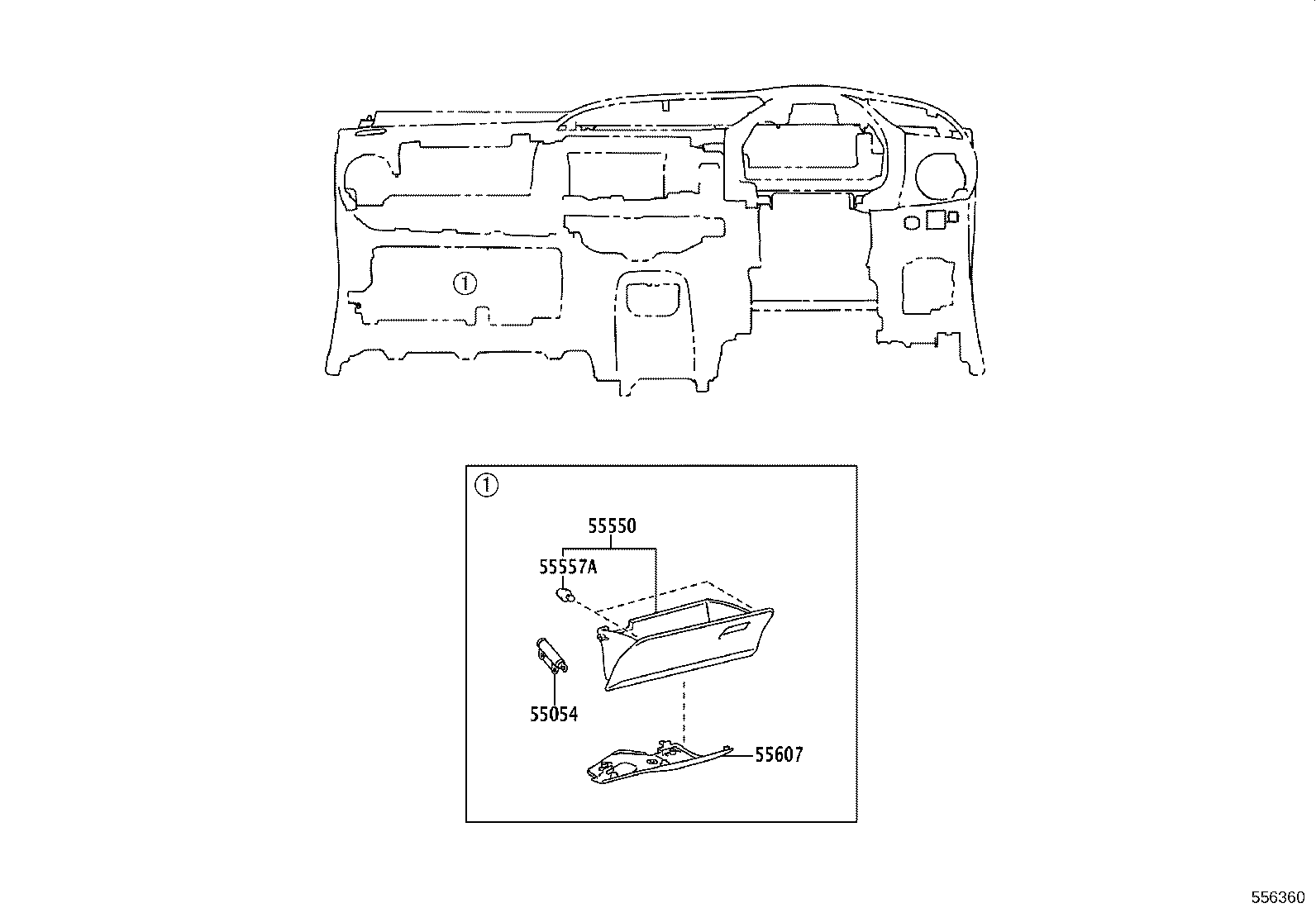 67773-07020 CLIP(FOR PANEL, INSTRUMENT CLUSTER FINISH) product image