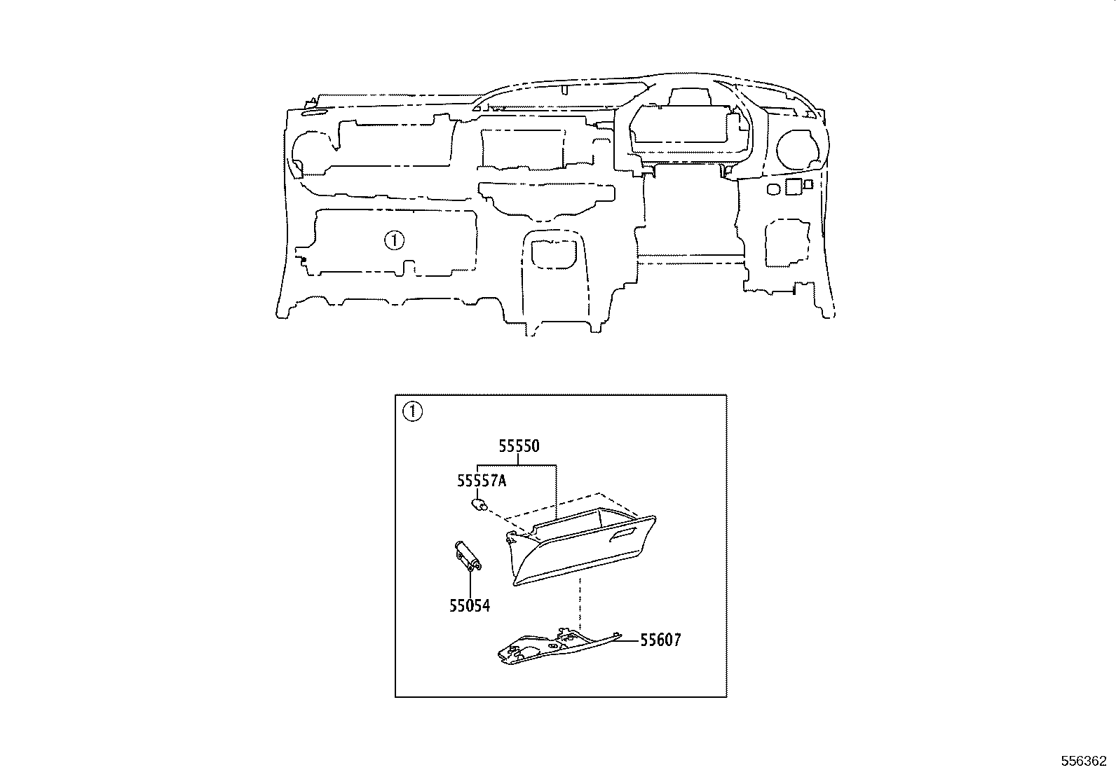 67773-07020 CLIP(FOR PANEL, INSTRUMENT CLUSTER FINISH) product image