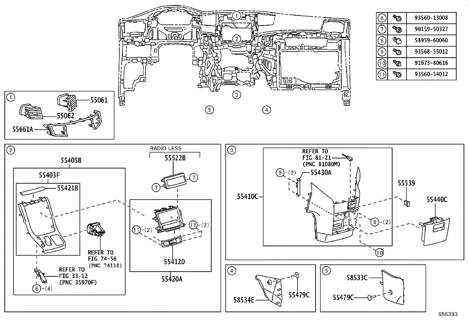 82140-58010 WIRE ASSY, INSTRUMENT PANEL product image