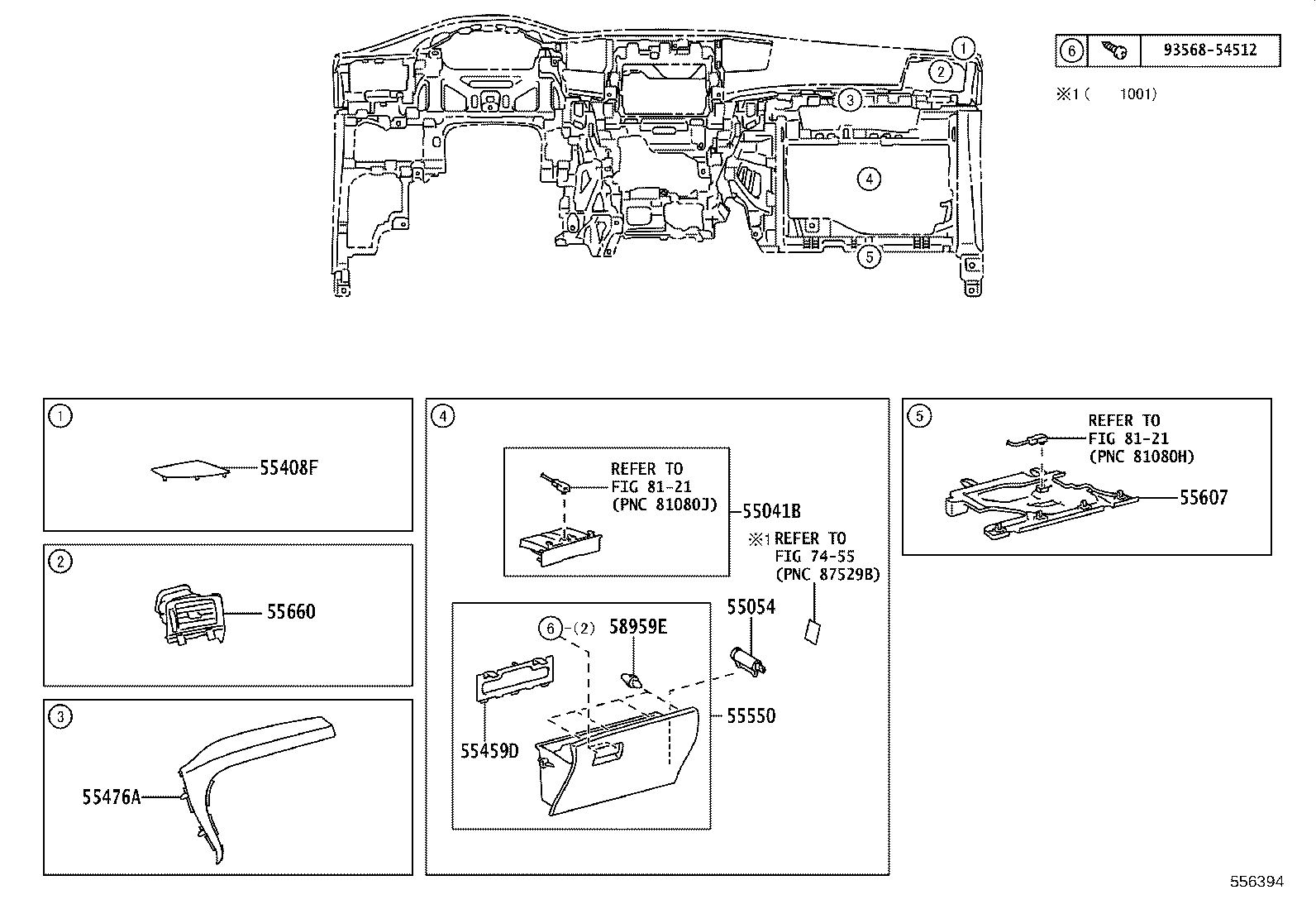 82140-58010 WIRE ASSY, INSTRUMENT PANEL product image