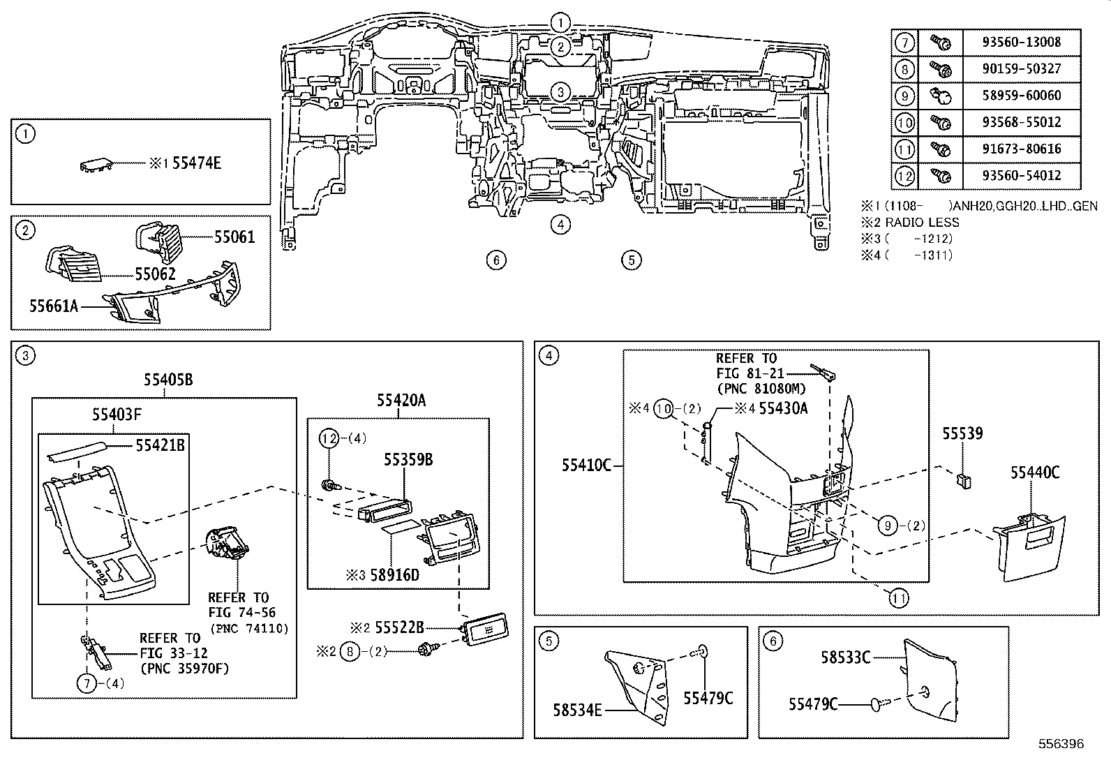 82140-58010 WIRE ASSY, INSTRUMENT PANEL product image
