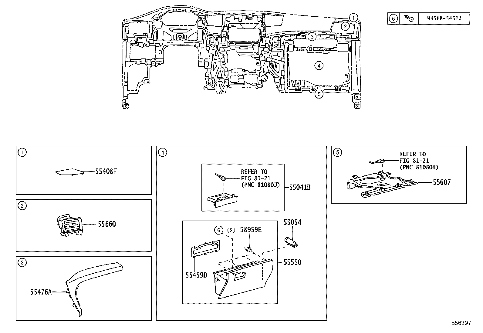 82140-58010 WIRE ASSY, INSTRUMENT PANEL product image