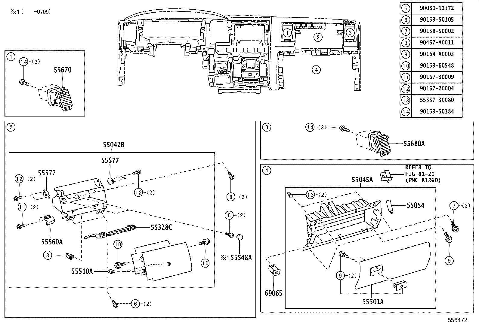69065-0C020 CYLINDER SUB-ASSY, AIR BAG CUT OFF SW product image