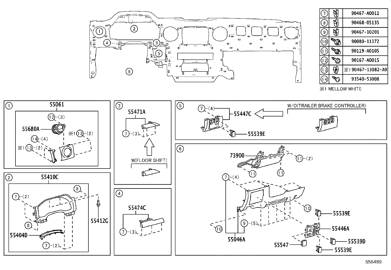 69065-0C020 CYLINDER SUB-ASSY, AIR BAG CUT OFF SW product image
