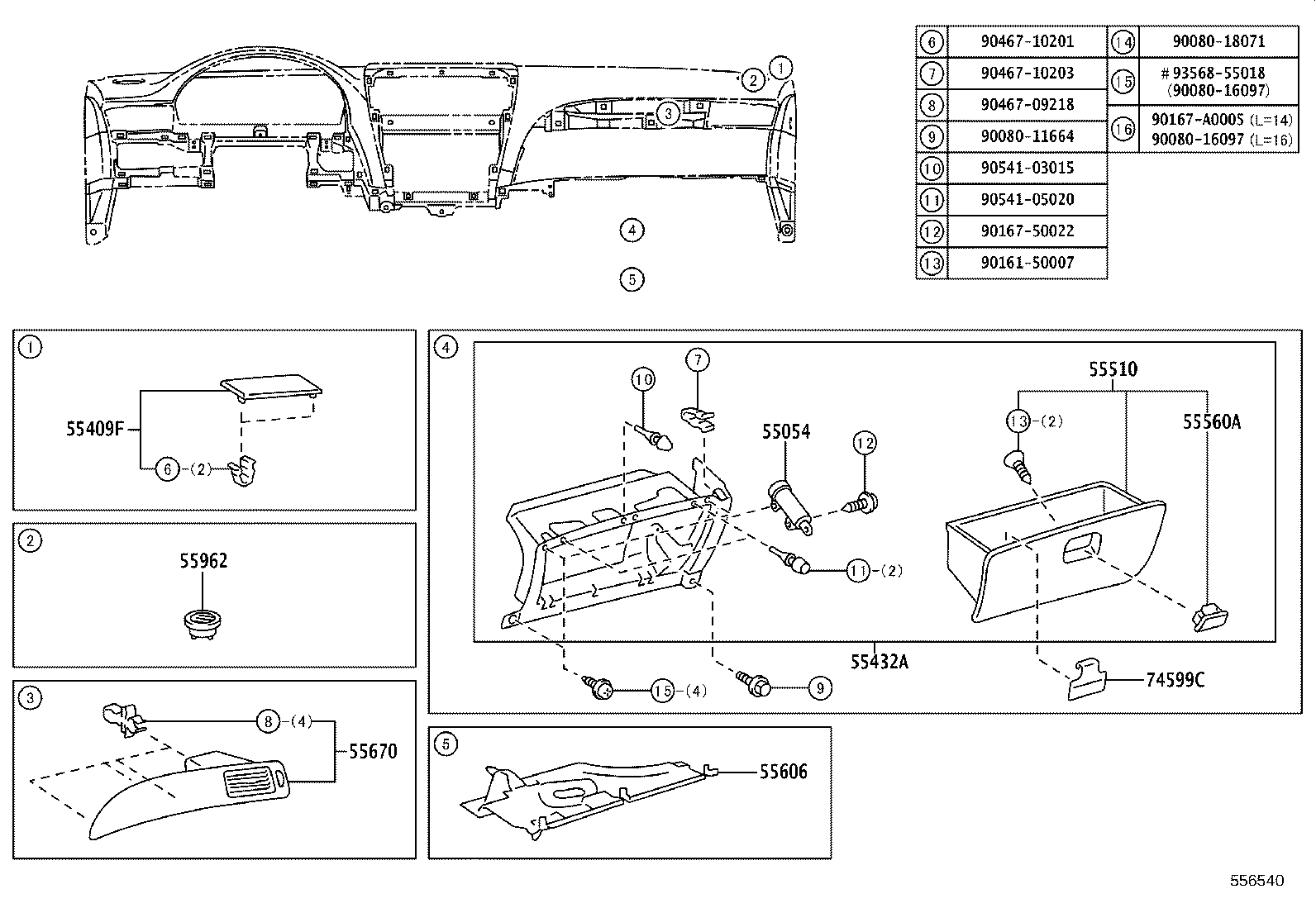 55405-AA080 PANEL SUB-ASSY, INSTRUMENT CLUSTER FINISH, CENTER product image