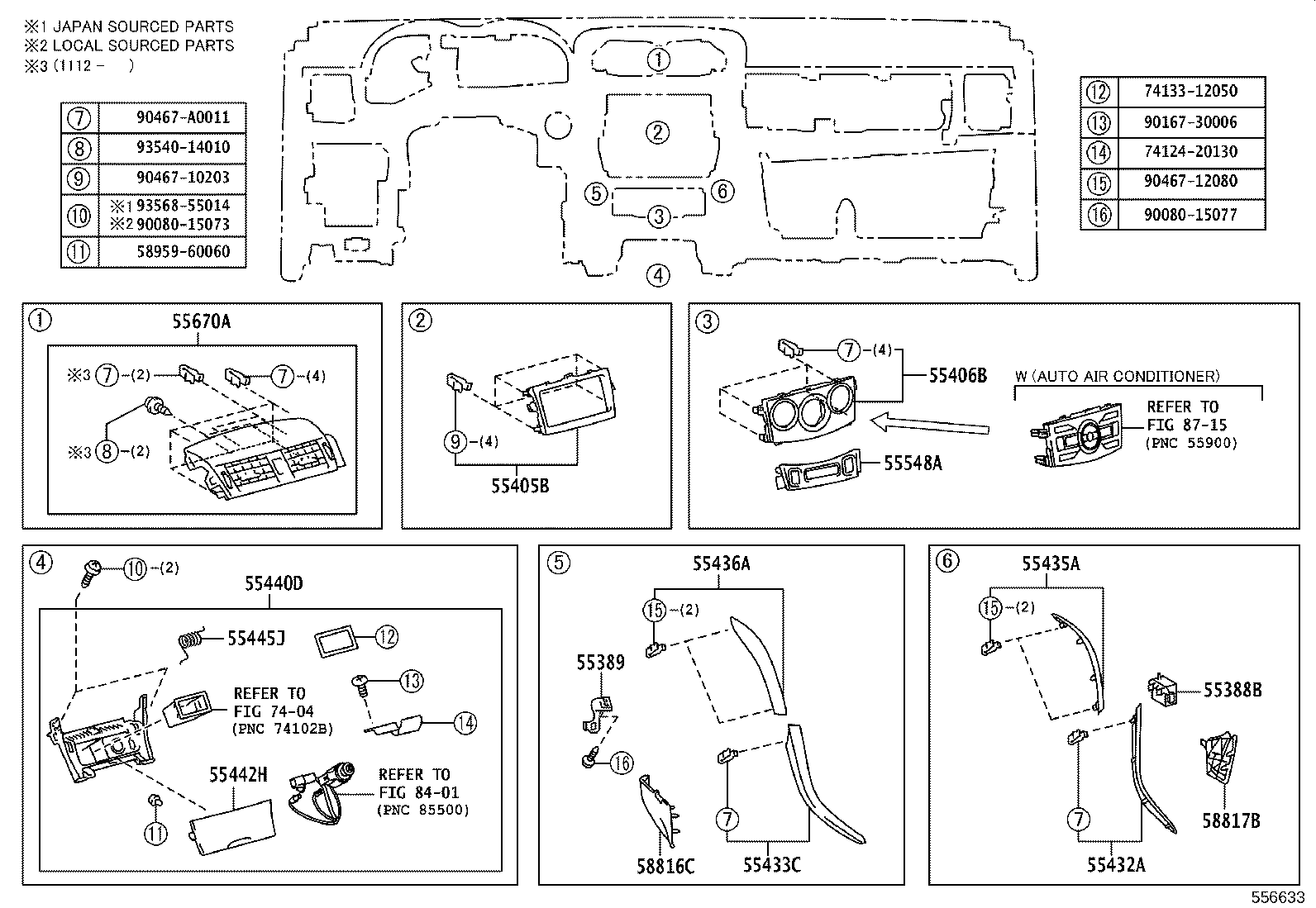55660-02090-B0 REGISTER ASSY, INSTRUMENT PANEL, NO.2 product image