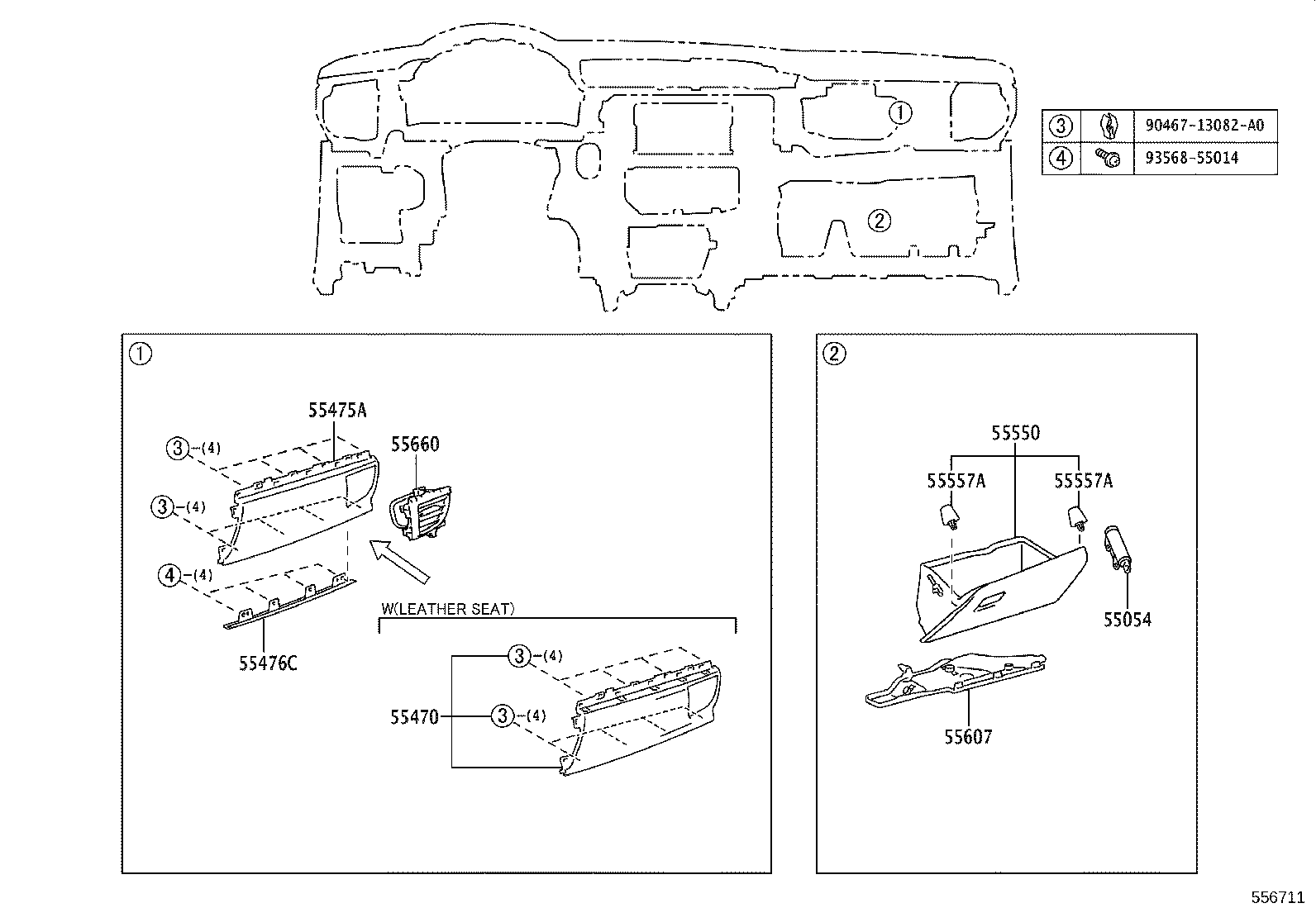 55405-YP010 PANEL SUB-ASSY, INSTRUMENT CLUSTER FINISH, CENTER product image