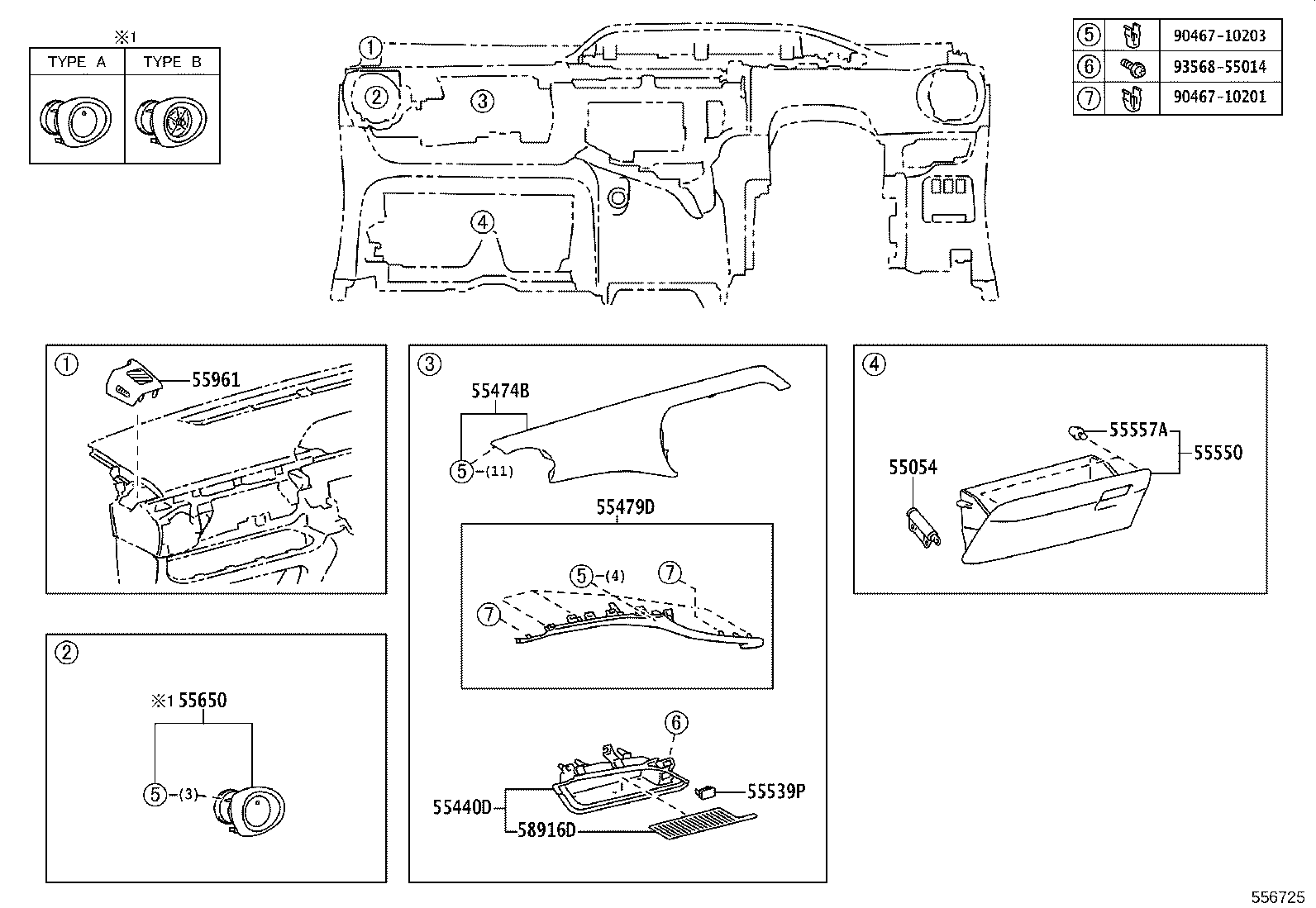 55330-52871 REINFORCEMENT ASSY, INSTRUMENT PANEL product image