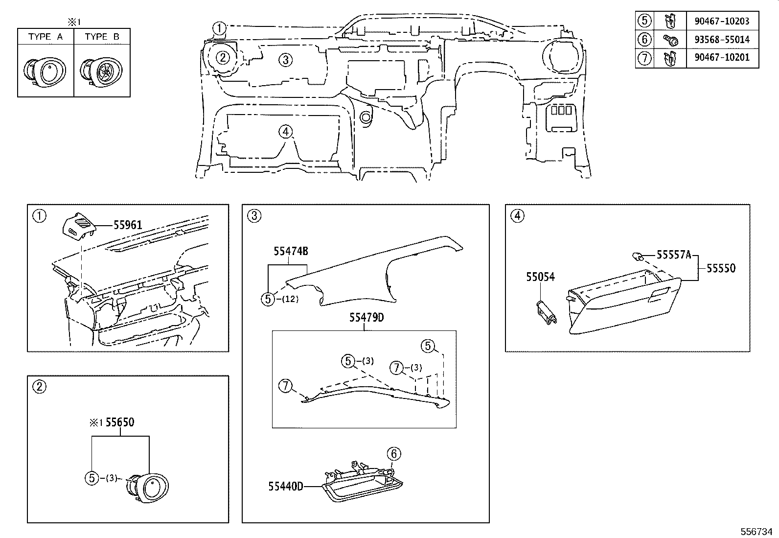 55330-52680 REINFORCEMENT ASSY, INSTRUMENT PANEL product image