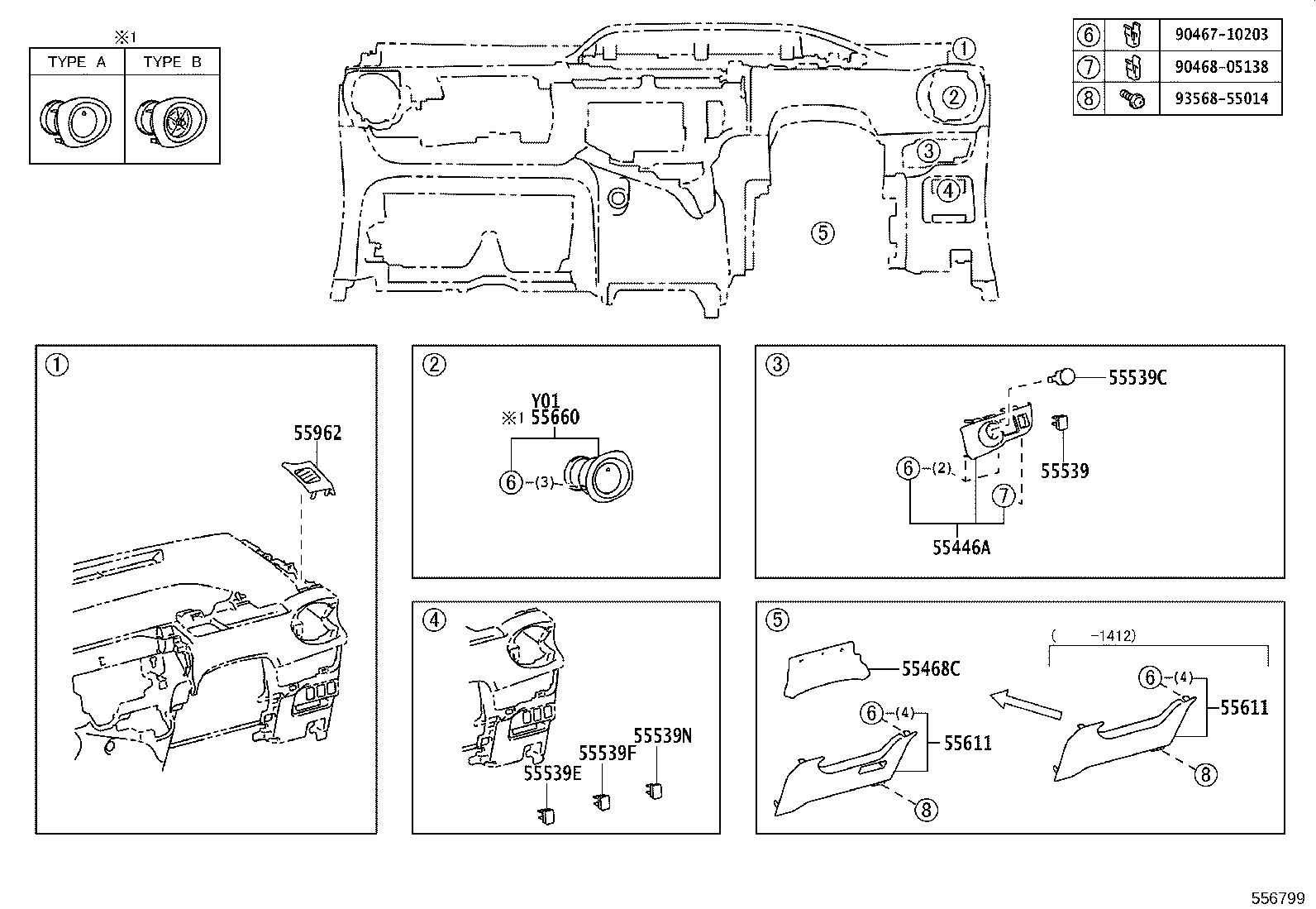 55330-52871 REINFORCEMENT ASSY, INSTRUMENT PANEL product image