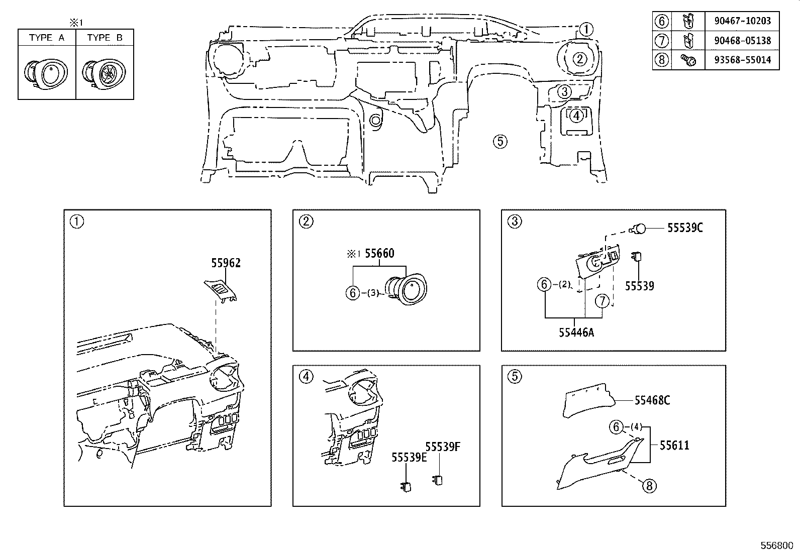 55330-52871 REINFORCEMENT ASSY, INSTRUMENT PANEL product image