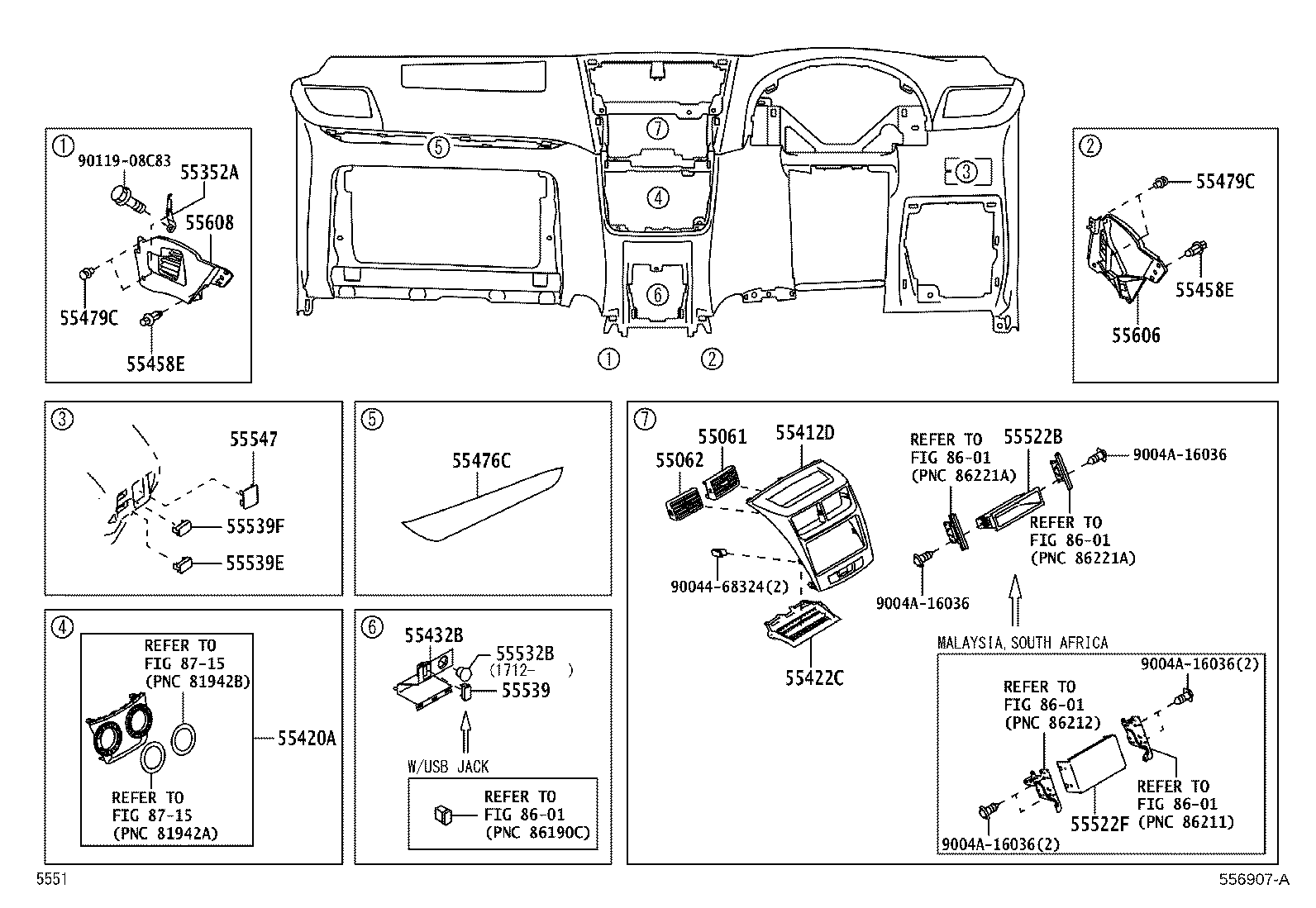 Thumbnail 8 for 55458-BZ020-C0