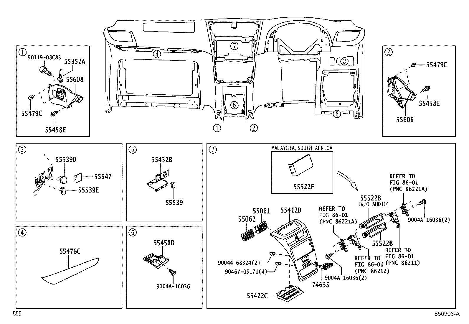 Thumbnail 9 for 55458-BZ020-C0
