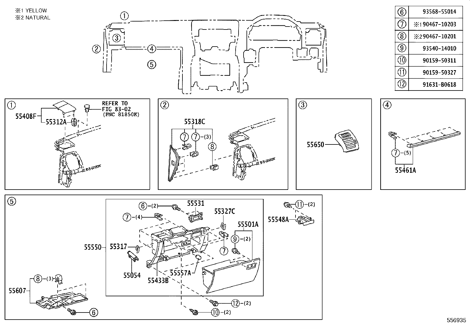 55330-60261 REINFORCEMENT ASSY, INSTRUMENT PANEL product image