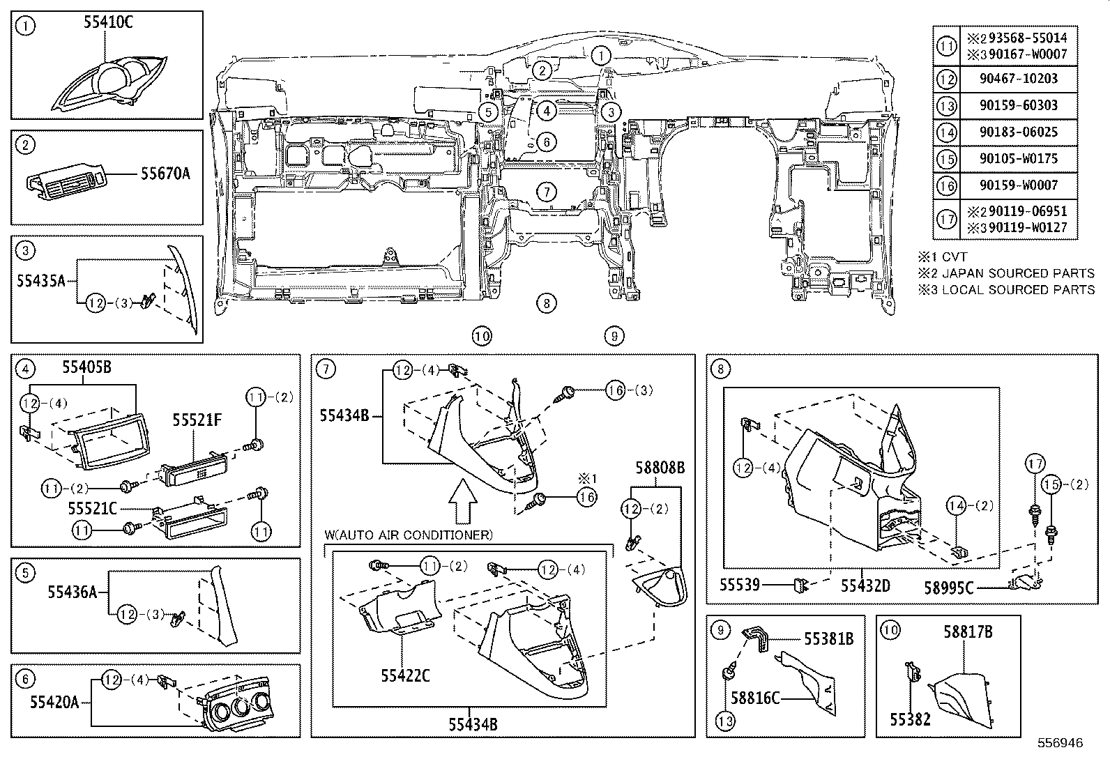 69065-53010 CYLINDER SUB-ASSY, AIR BAG CUT OFF SW product image