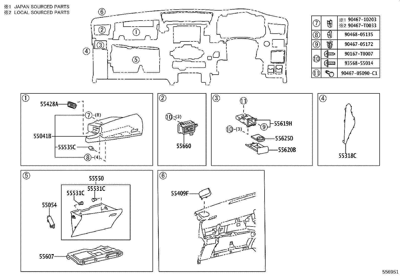 55330-KK520 REINFORCEMENT ASSY, INSTRUMENT PANEL product image